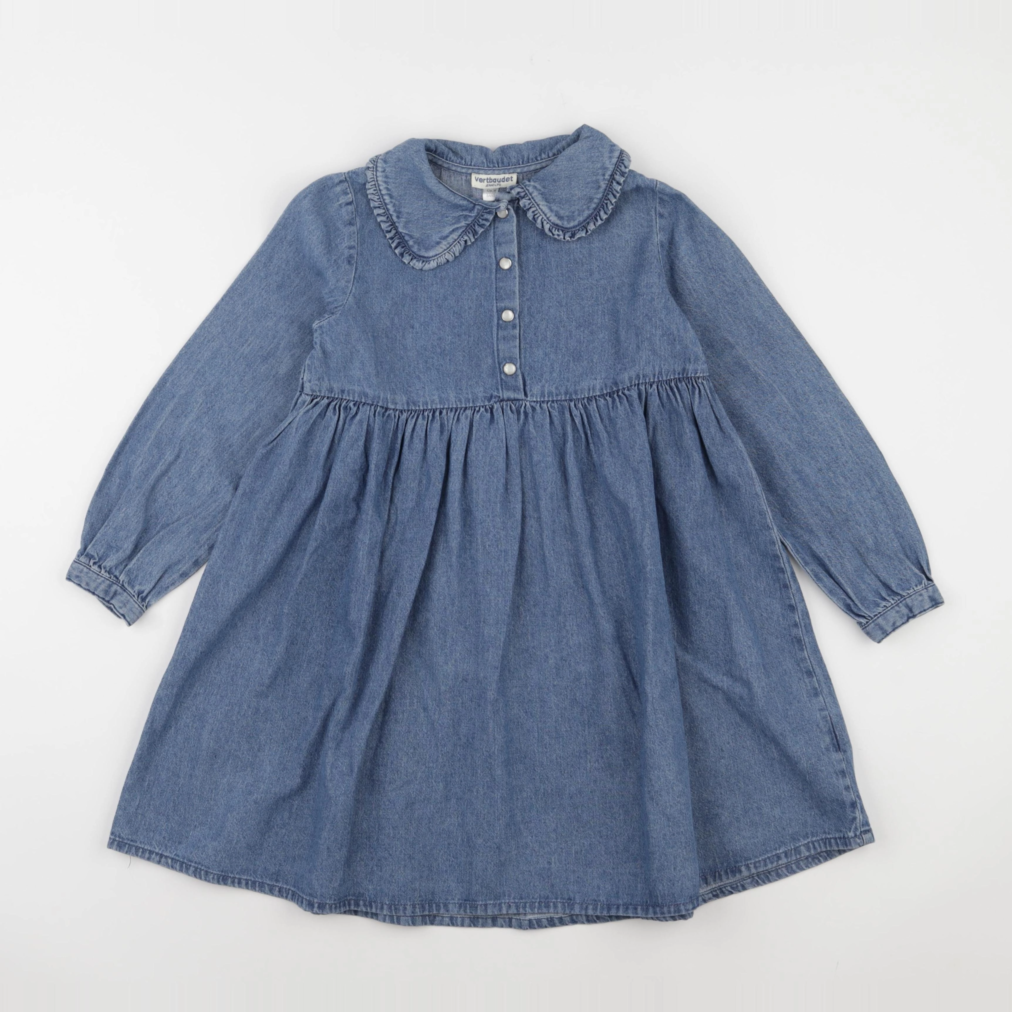 Vertbaudet - robe bleu - 8 ans