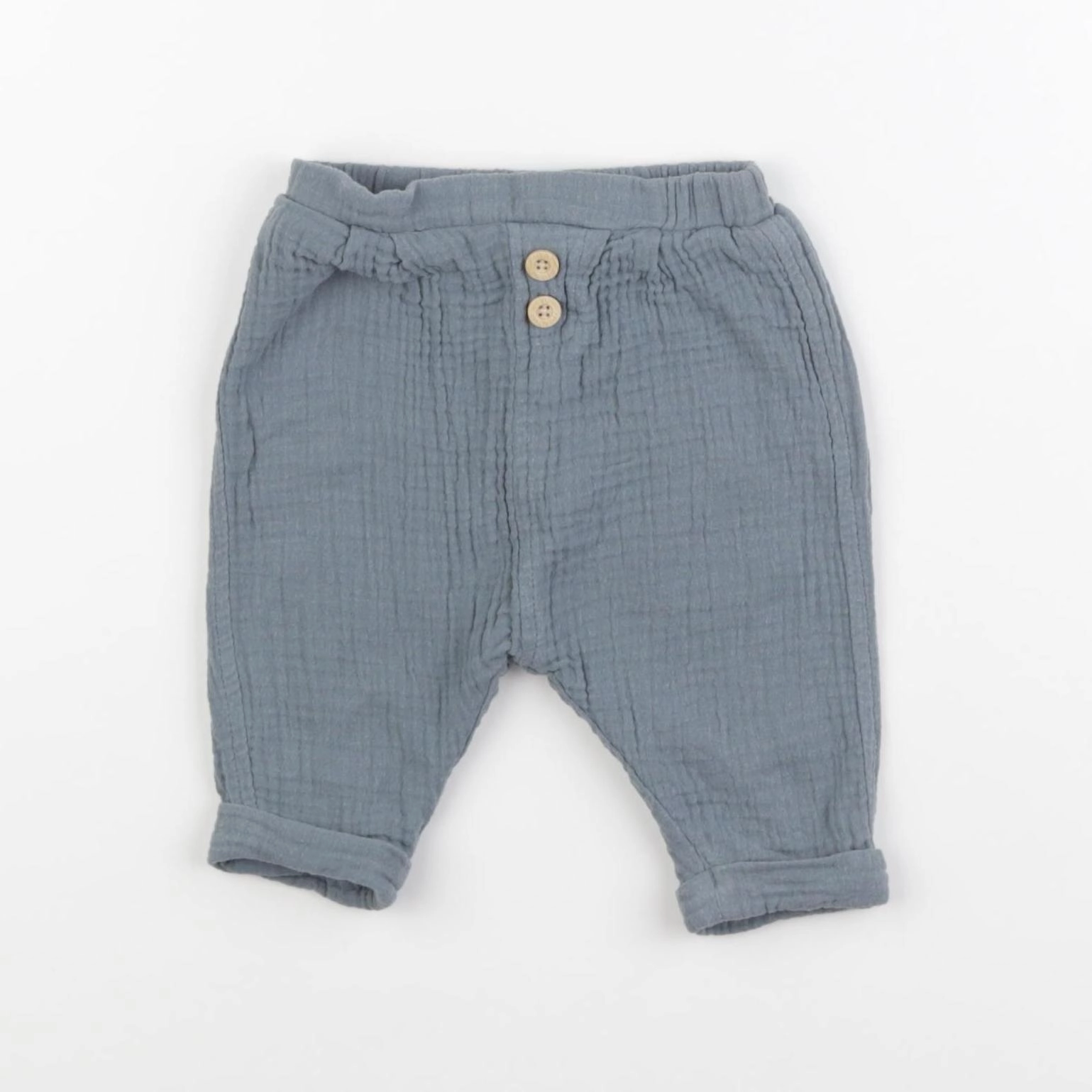 Vertbaudet - pantalon gris - 3 mois