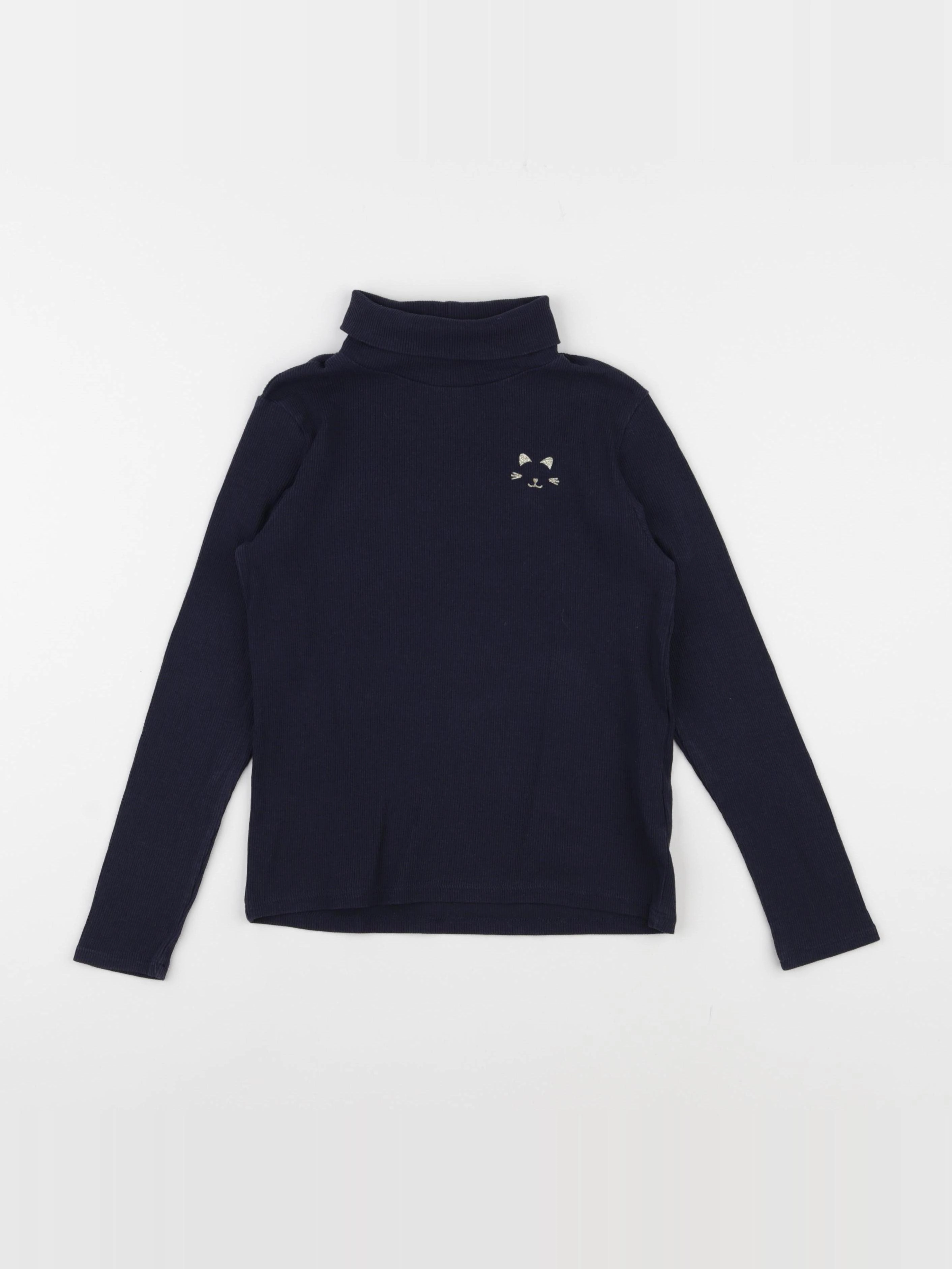 Vertbaudet - sous-pull bleu - 8 ans