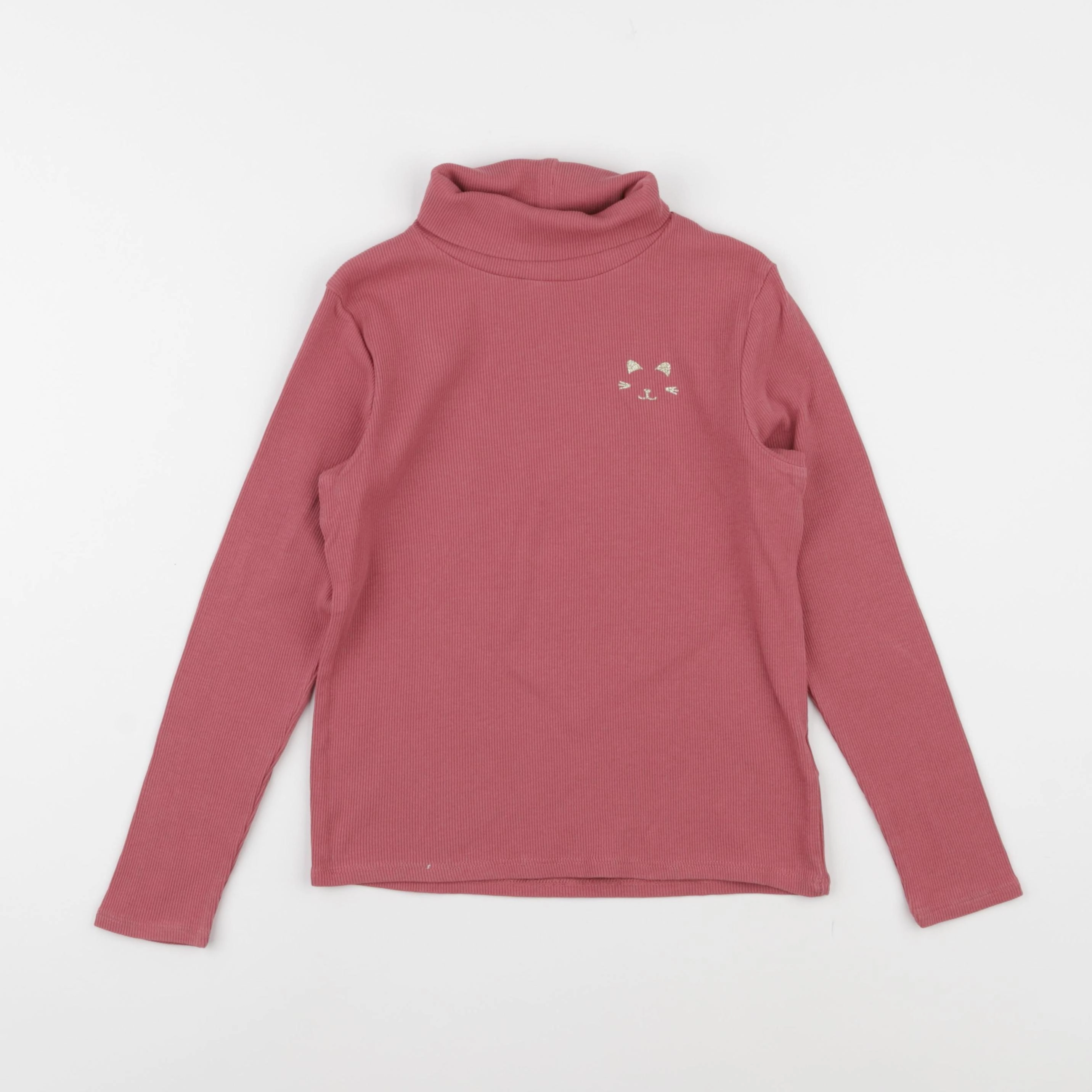 Vertbaudet - sous-pull rose - 8 ans
