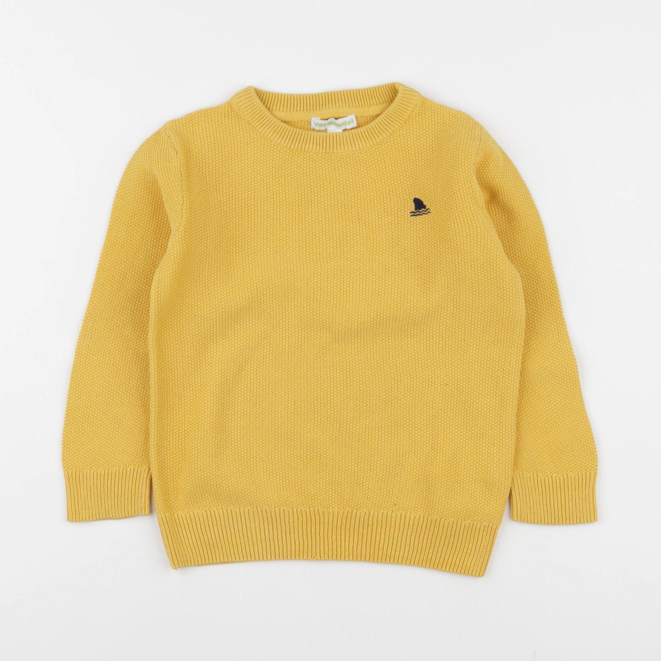 Vertbaudet - pull jaune - 4 ans