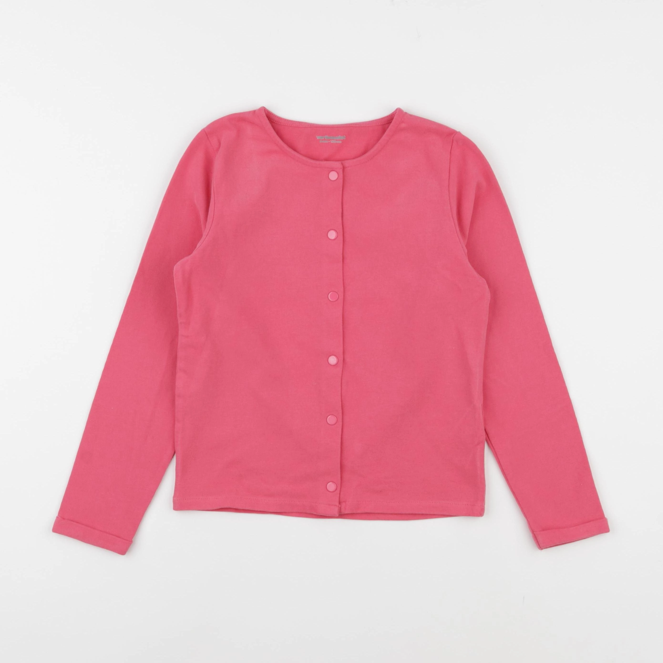 Vertbaudet - sweat rose - 8 ans