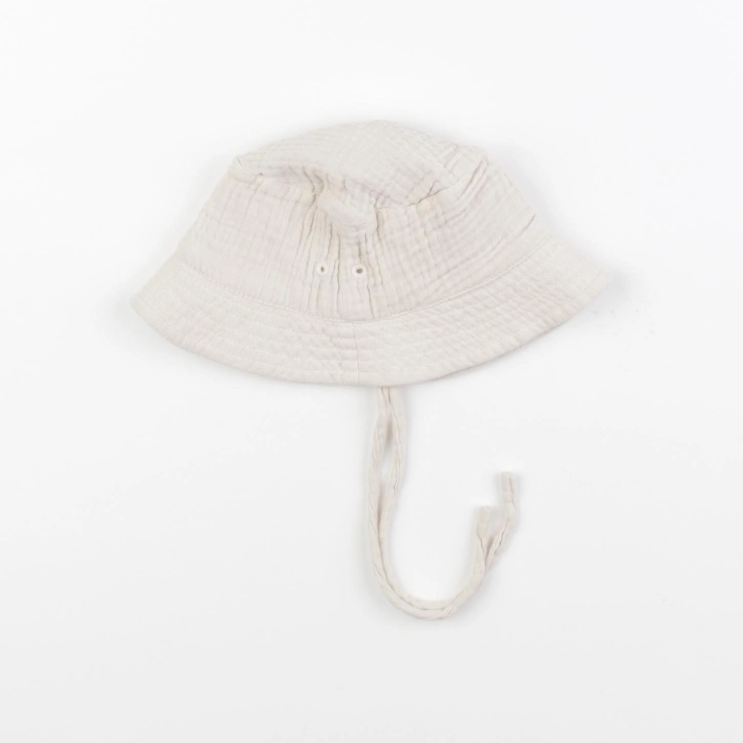 H&M - chapeau beige - 6/9 mois