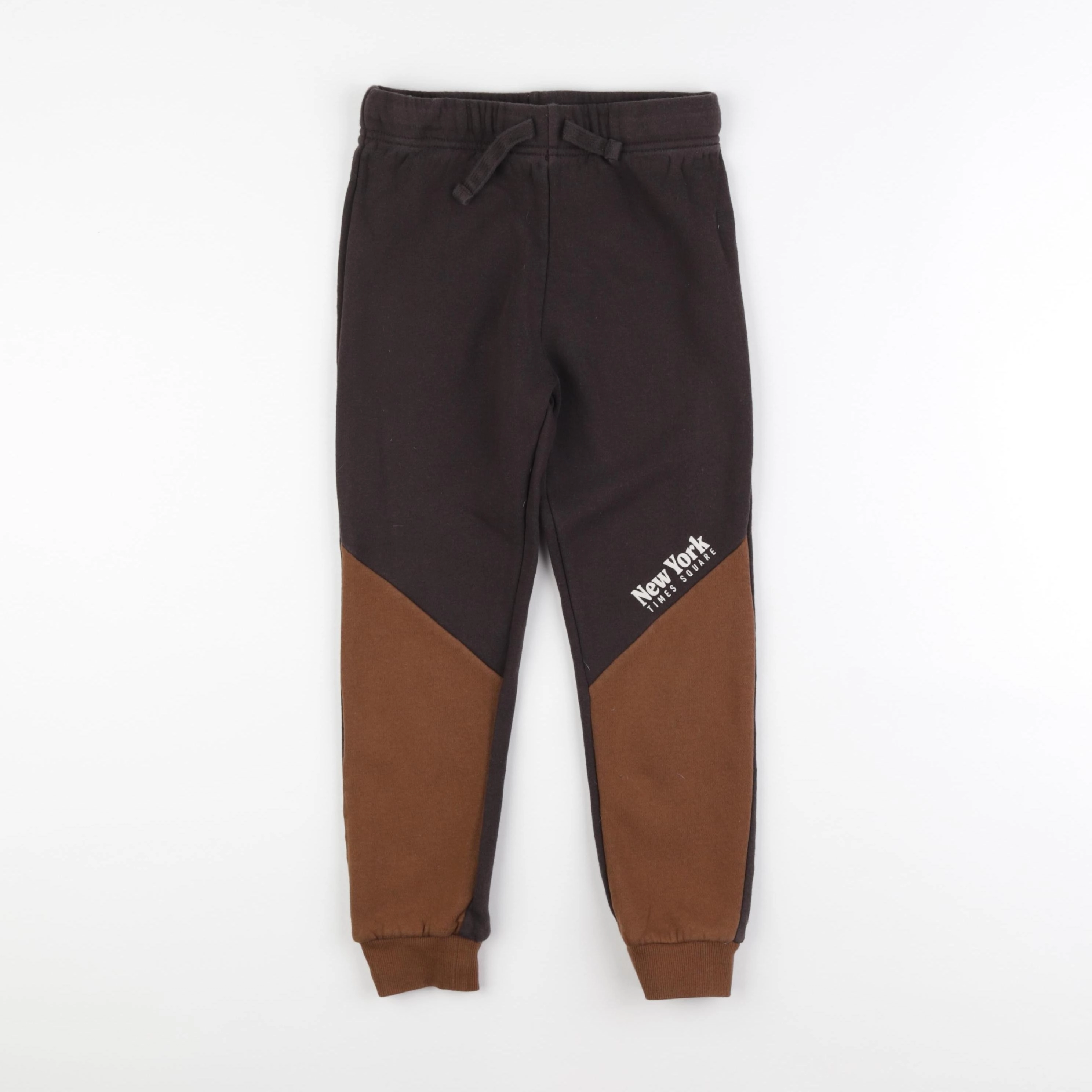 H&M - jogging marron - 6/7 ans