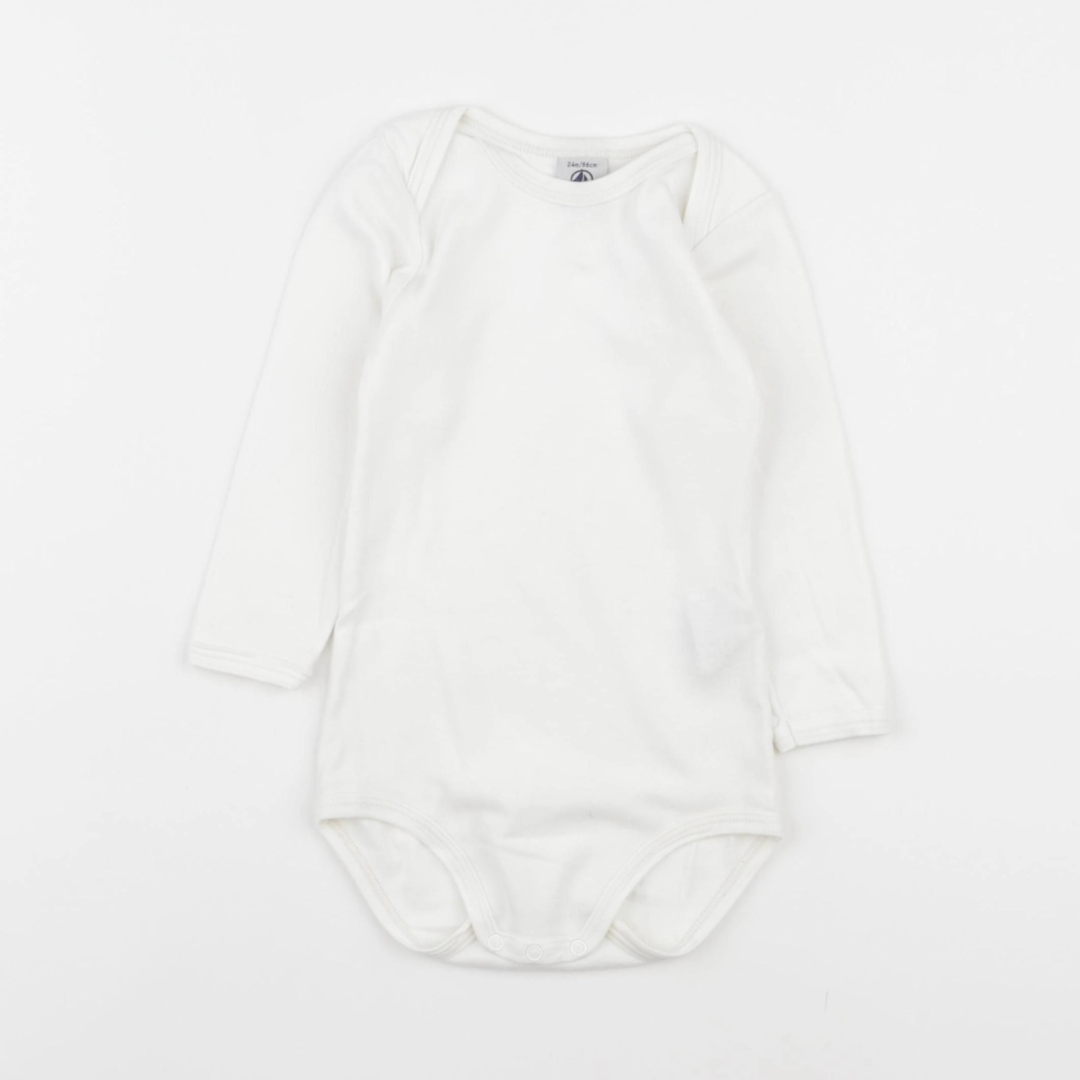 Petit Bateau - body blanc - 24 mois