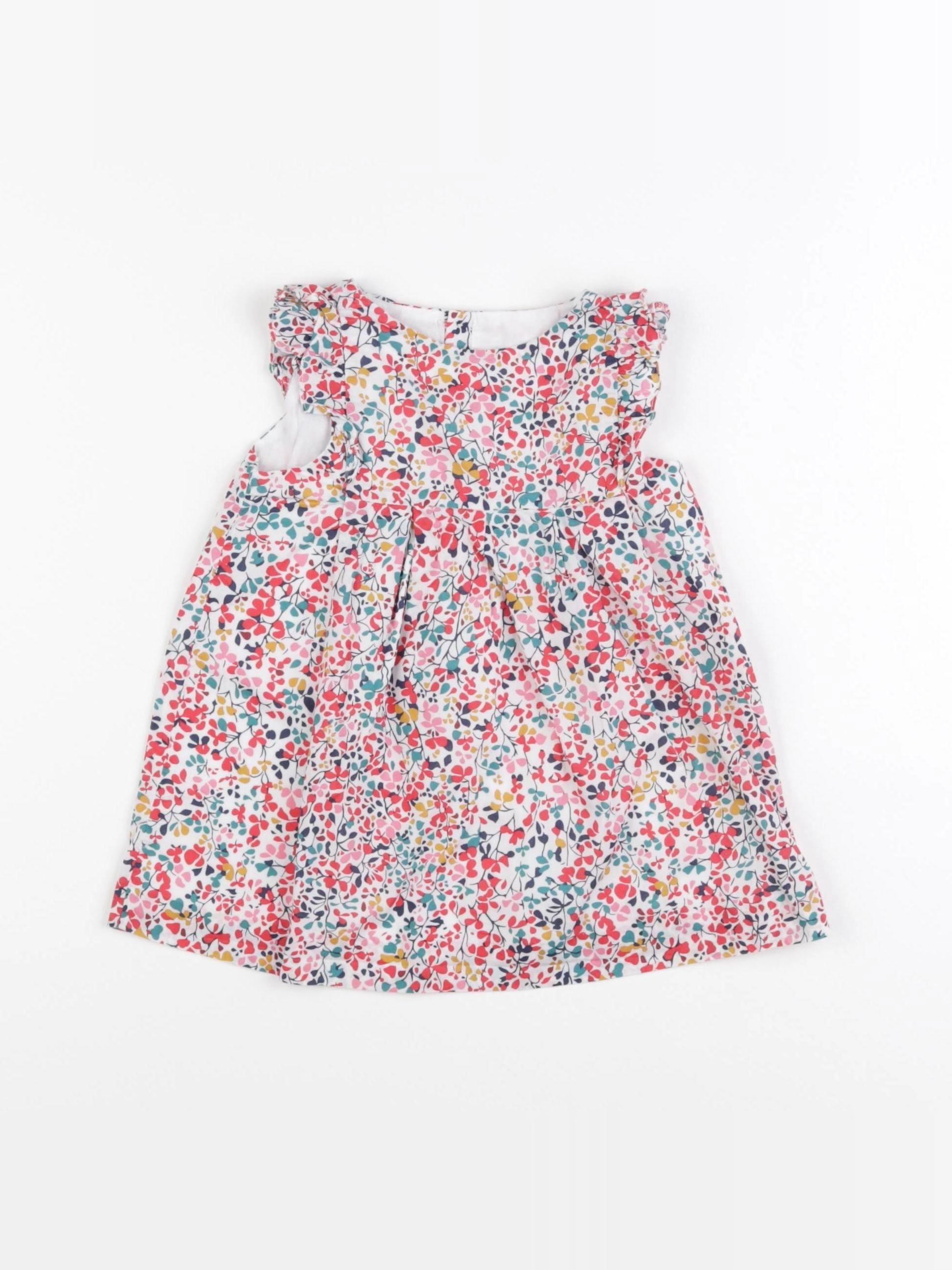 Jacadi - robe liberty multicolore - 12 mois