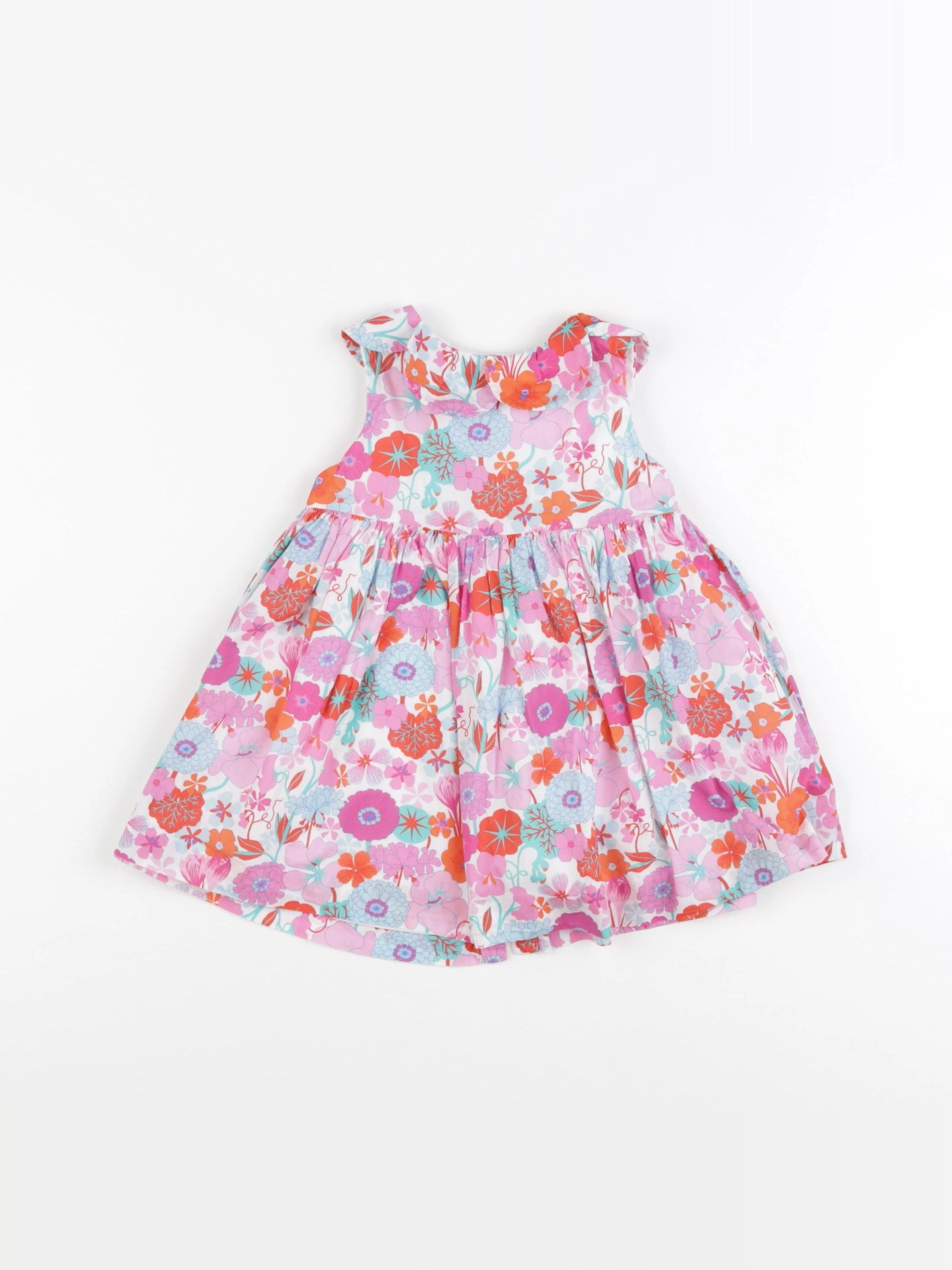 Jacadi - robe liberty rose - 12 mois