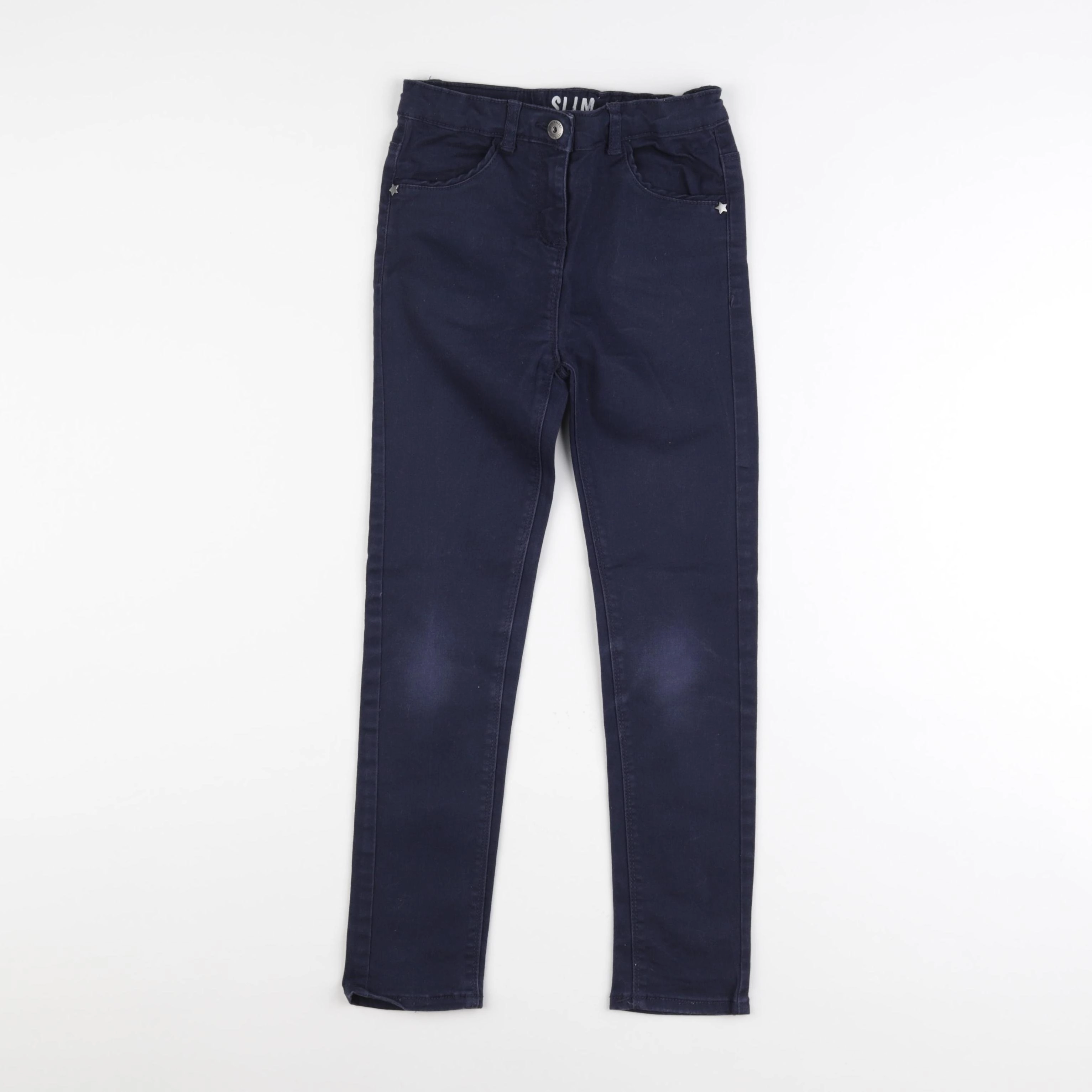 Vertbaudet - pantalon bleu - 8 ans