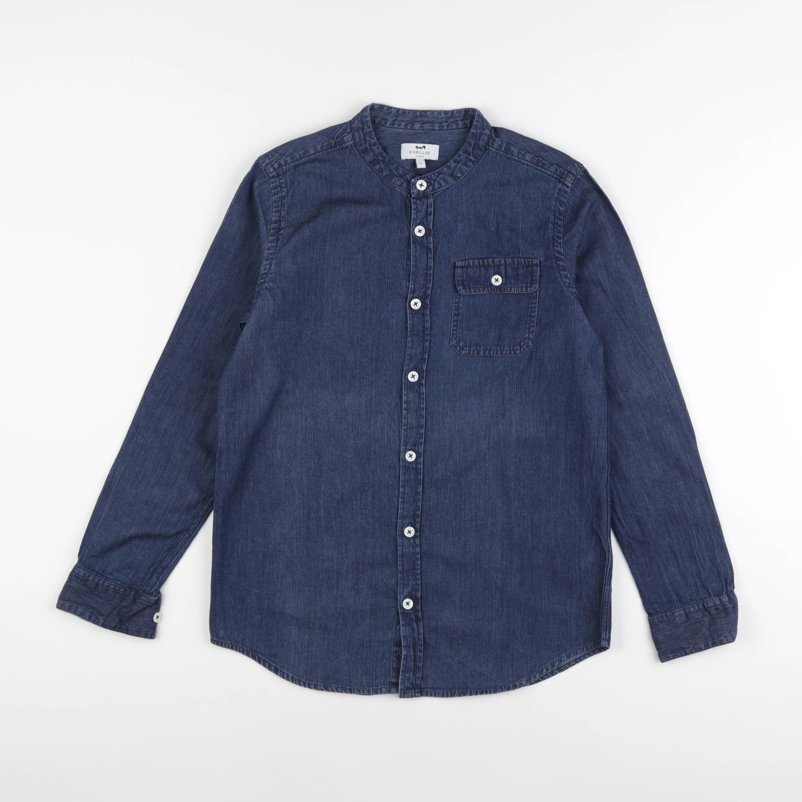 Cyrillus - chemise bleu - 12 ans