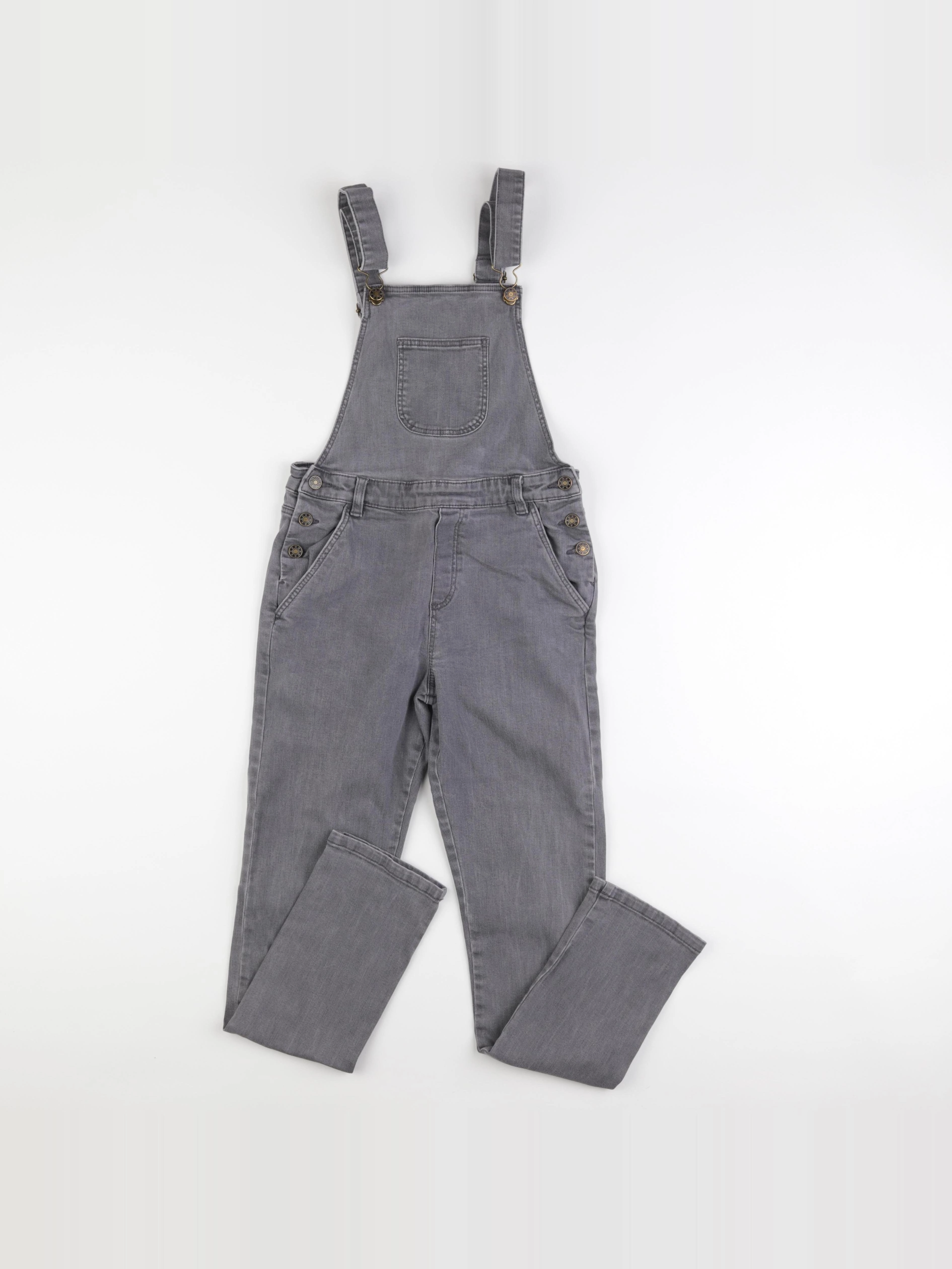 Monoprix - salopette gris - 12 ans