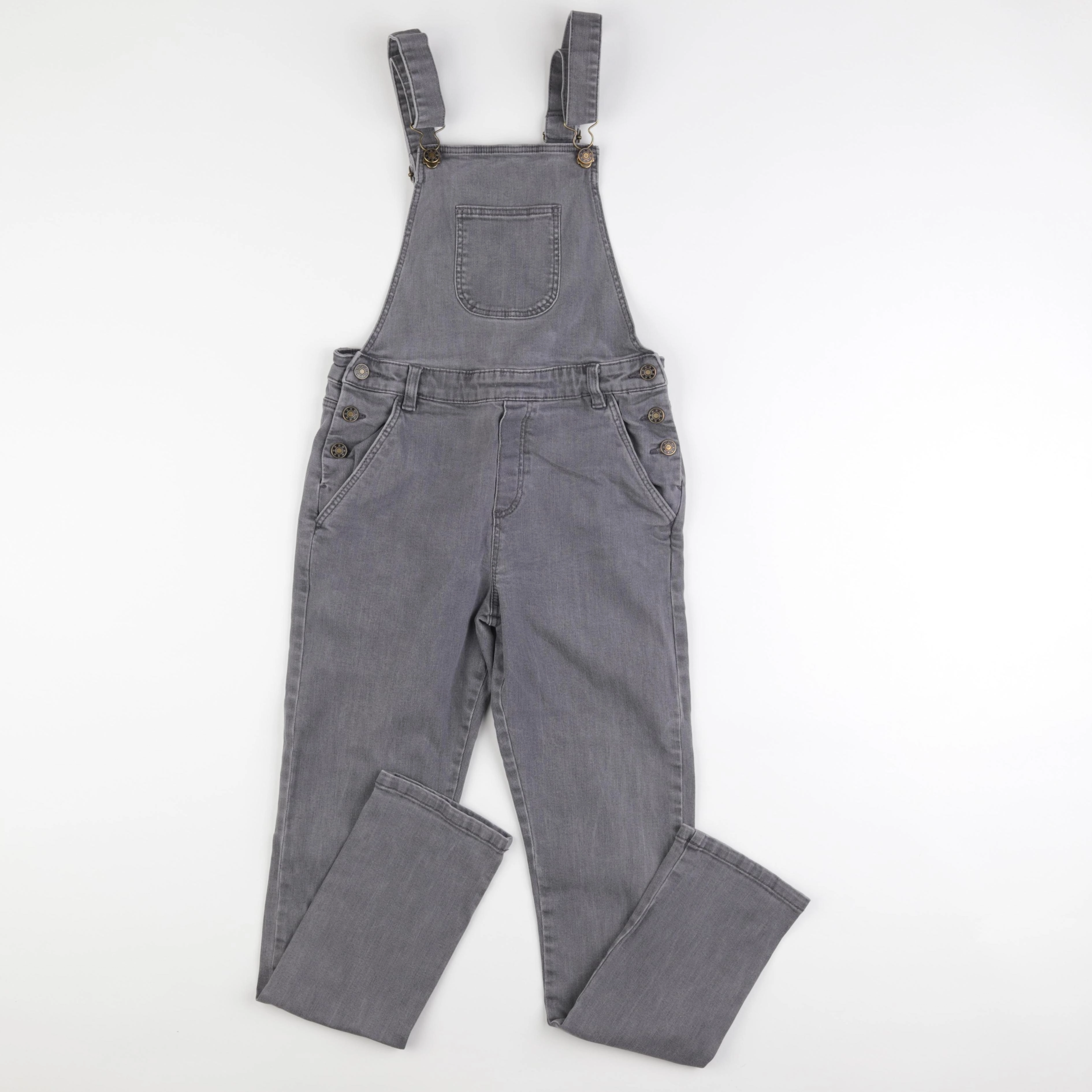 Monoprix - salopette gris - 12 ans