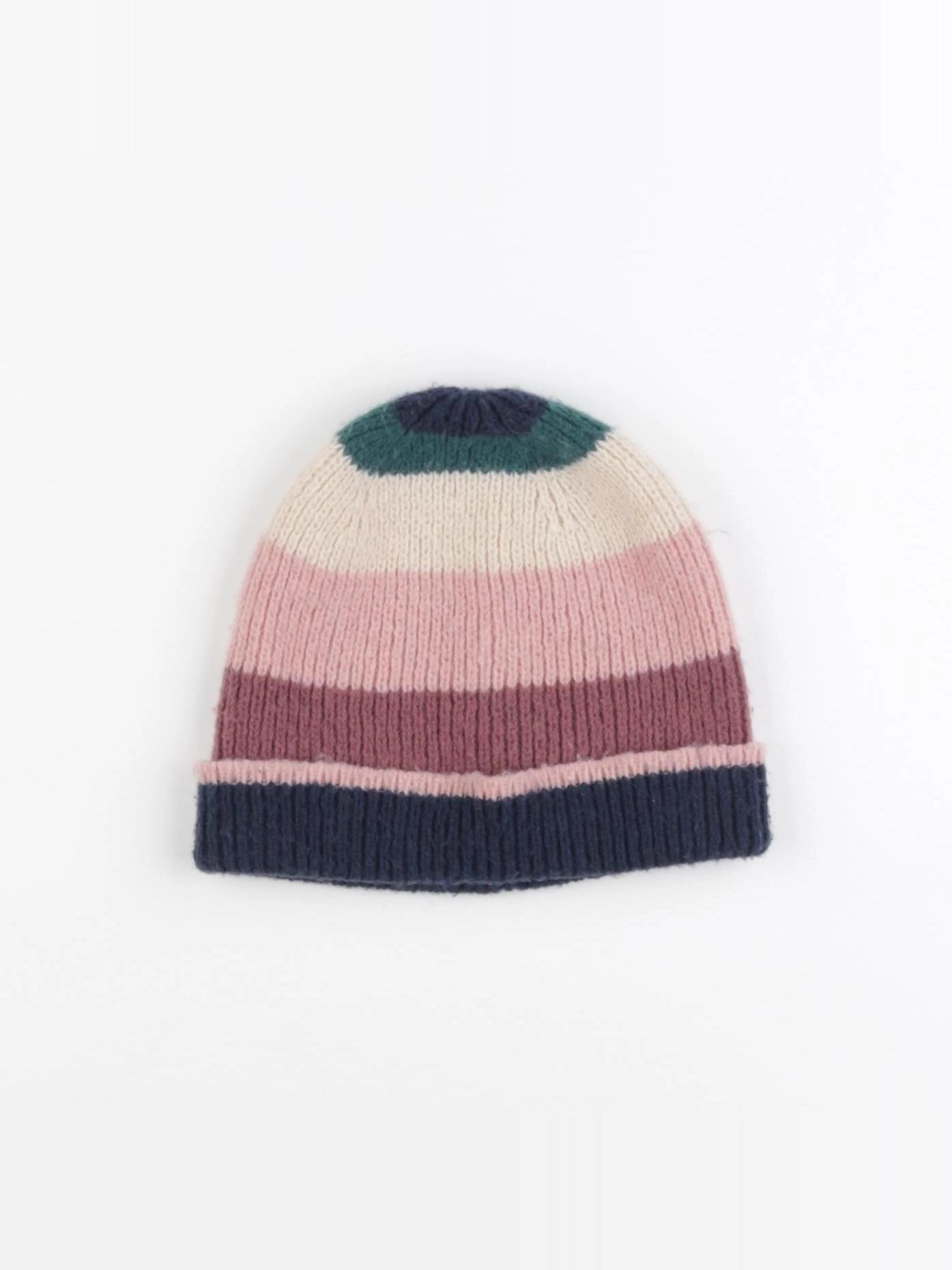 Vertbaudet - bonnet bleu, rose - 2/3 ans