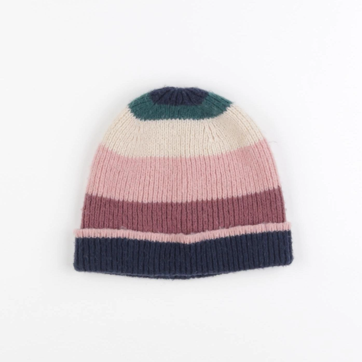 Vertbaudet - bonnet bleu, rose - 2/3 ans