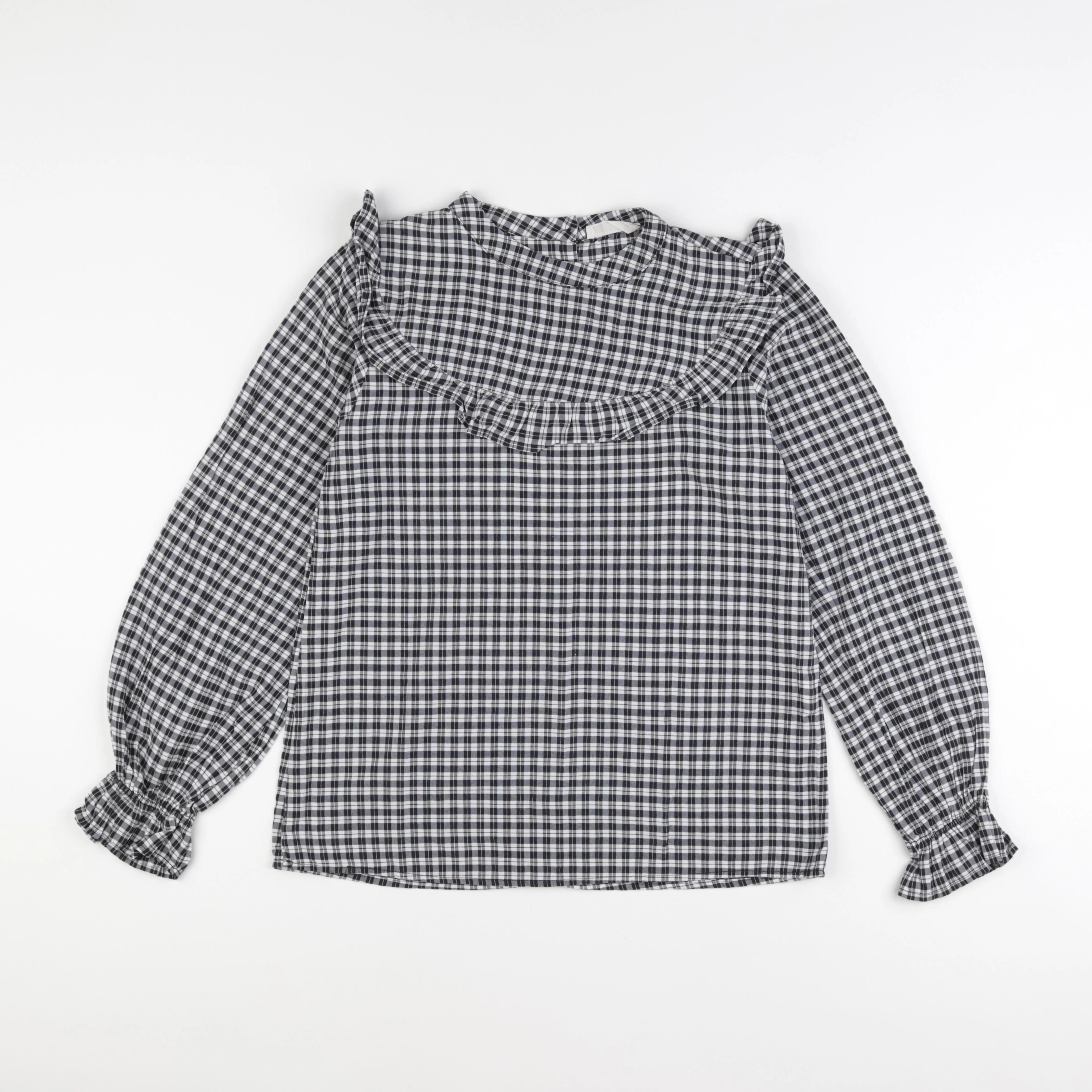 Mango - blouse blanc, noir - 11/12 ans