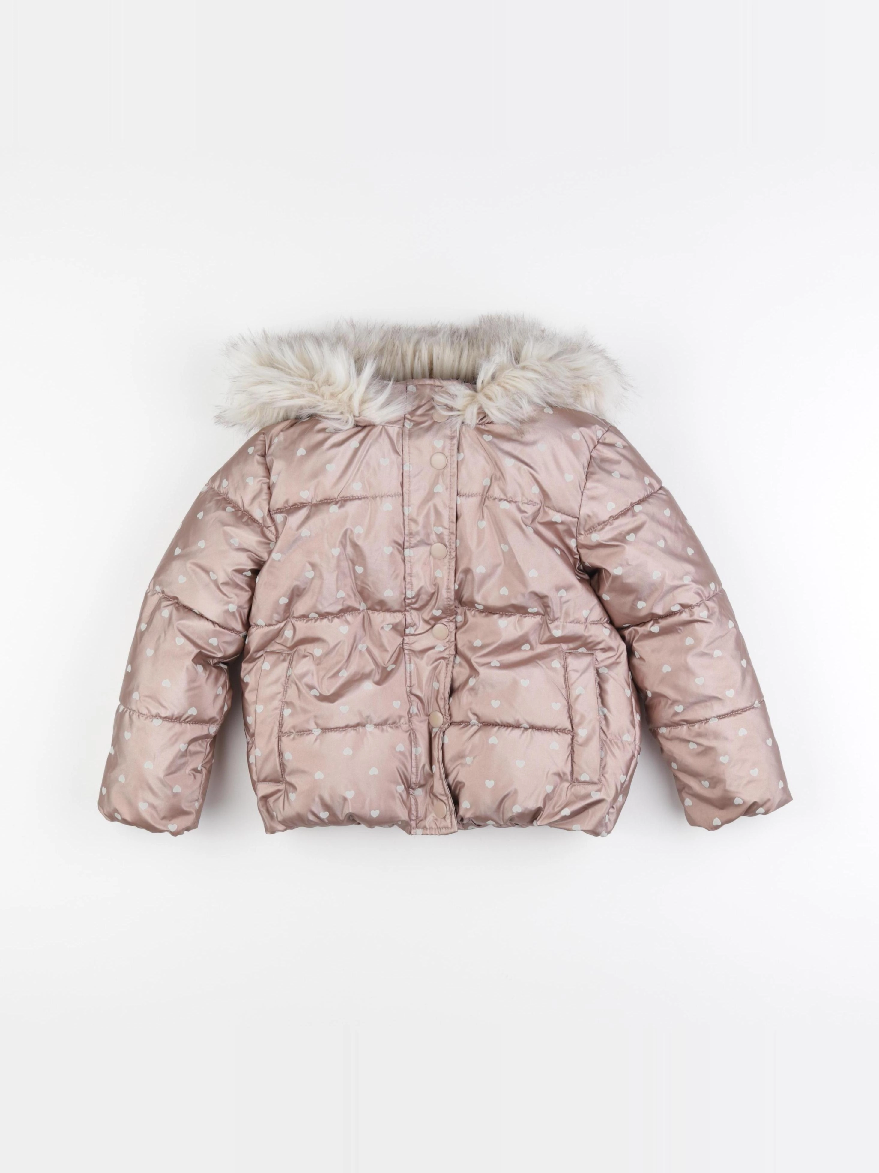 Vertbaudet - doudoune rose - 4 ans