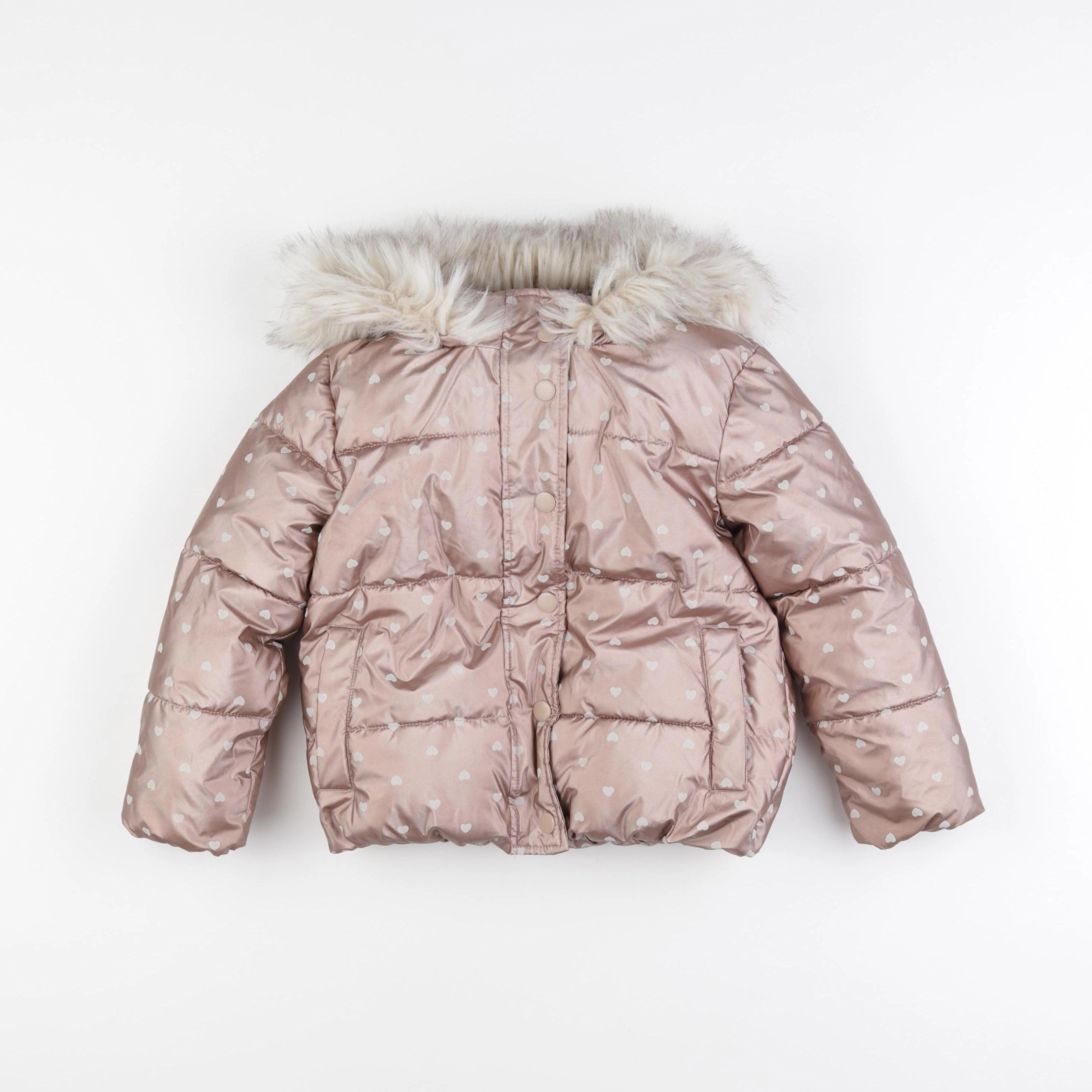 Vertbaudet - doudoune rose - 4 ans
