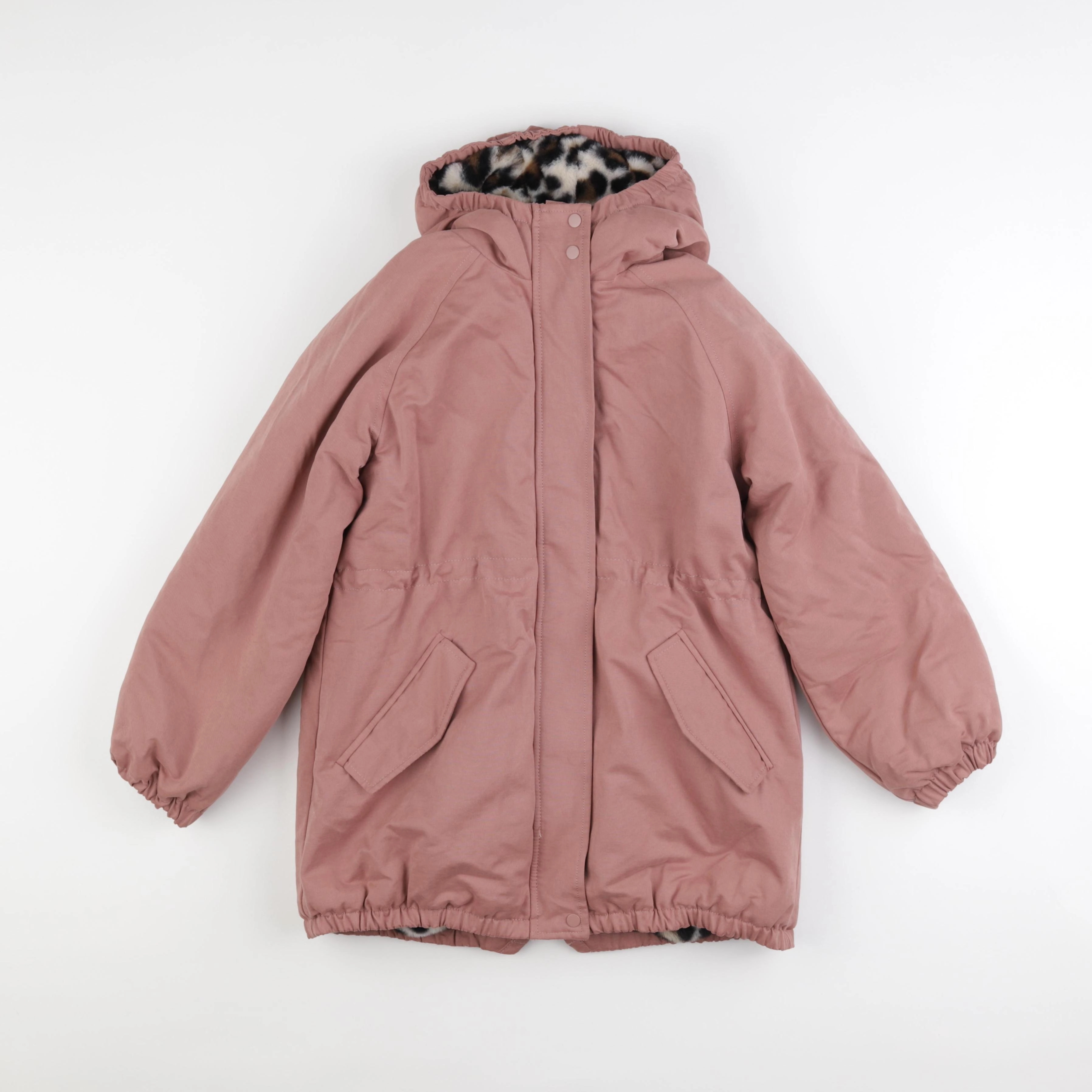 Vertbaudet - manteau rose - 10 ans