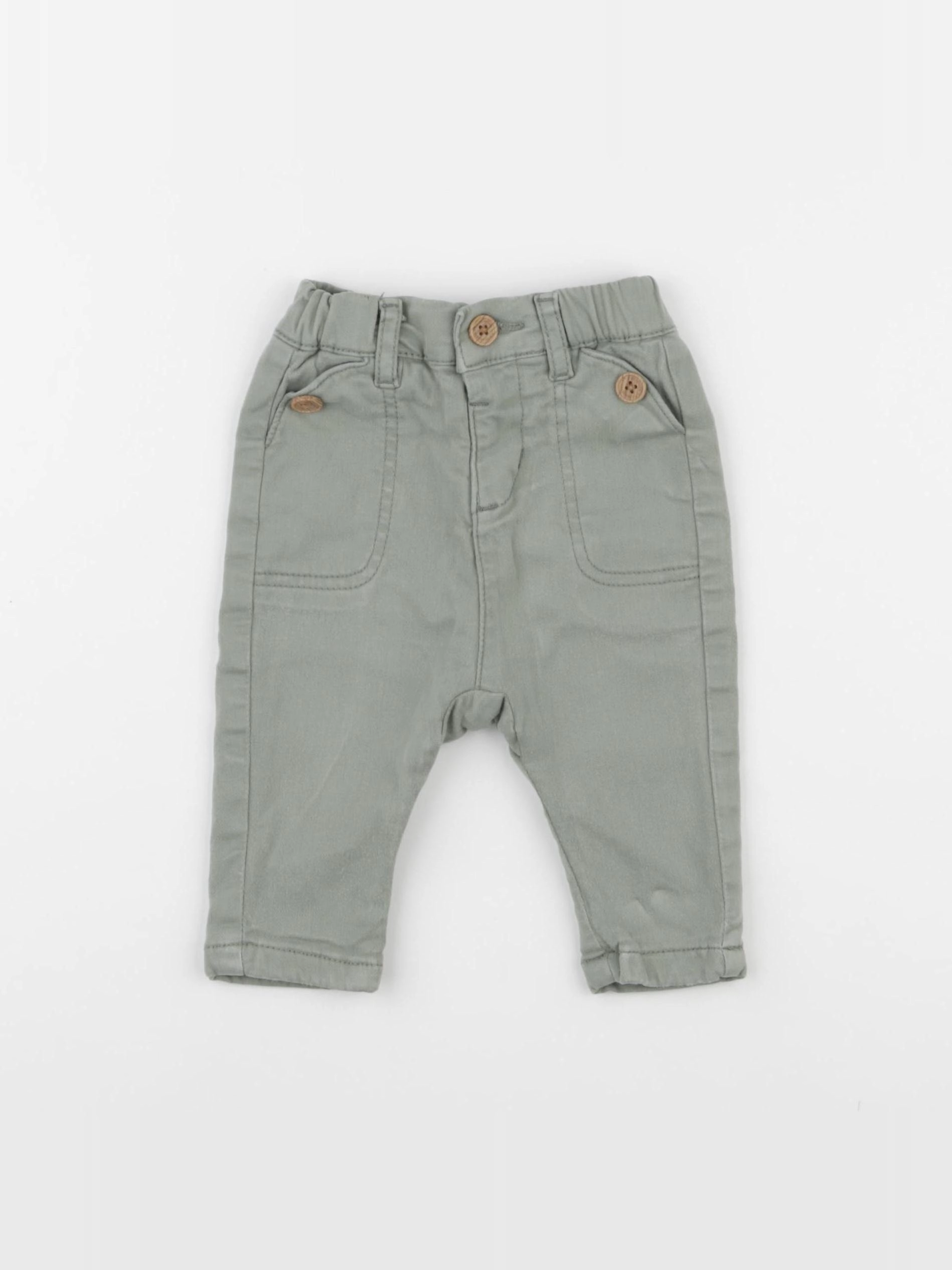 Tape à l'oeil - pantalon vert - 3 mois