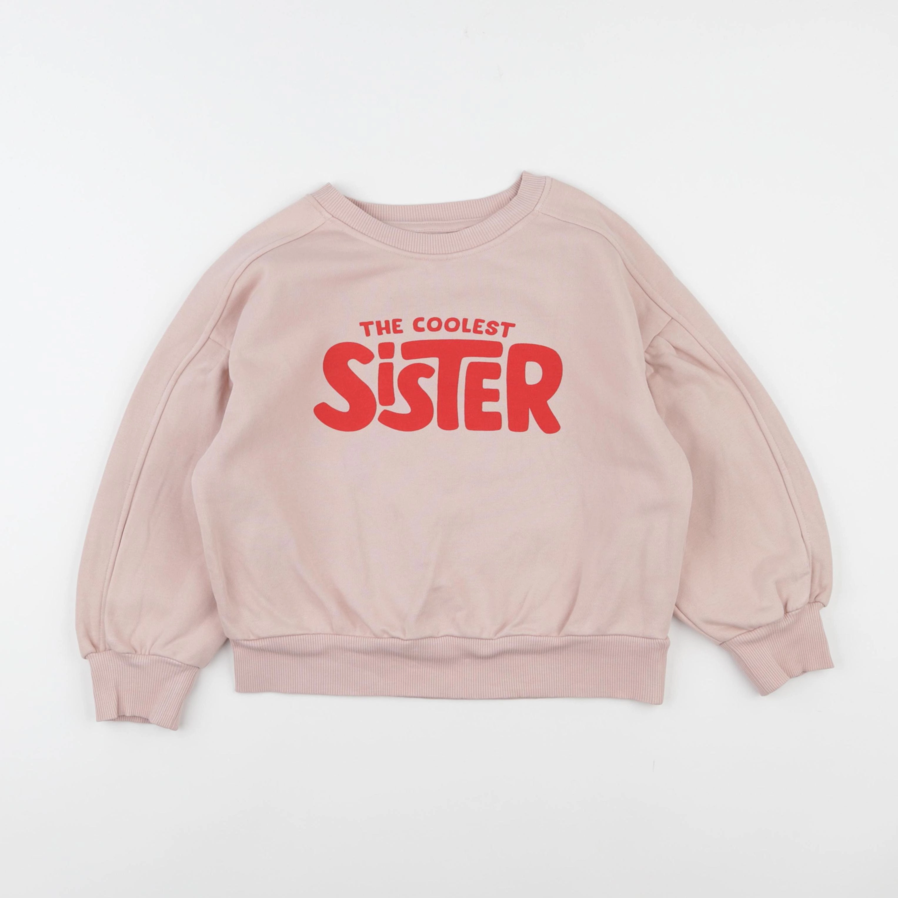 Monoprix - sweat rose - 8 ans