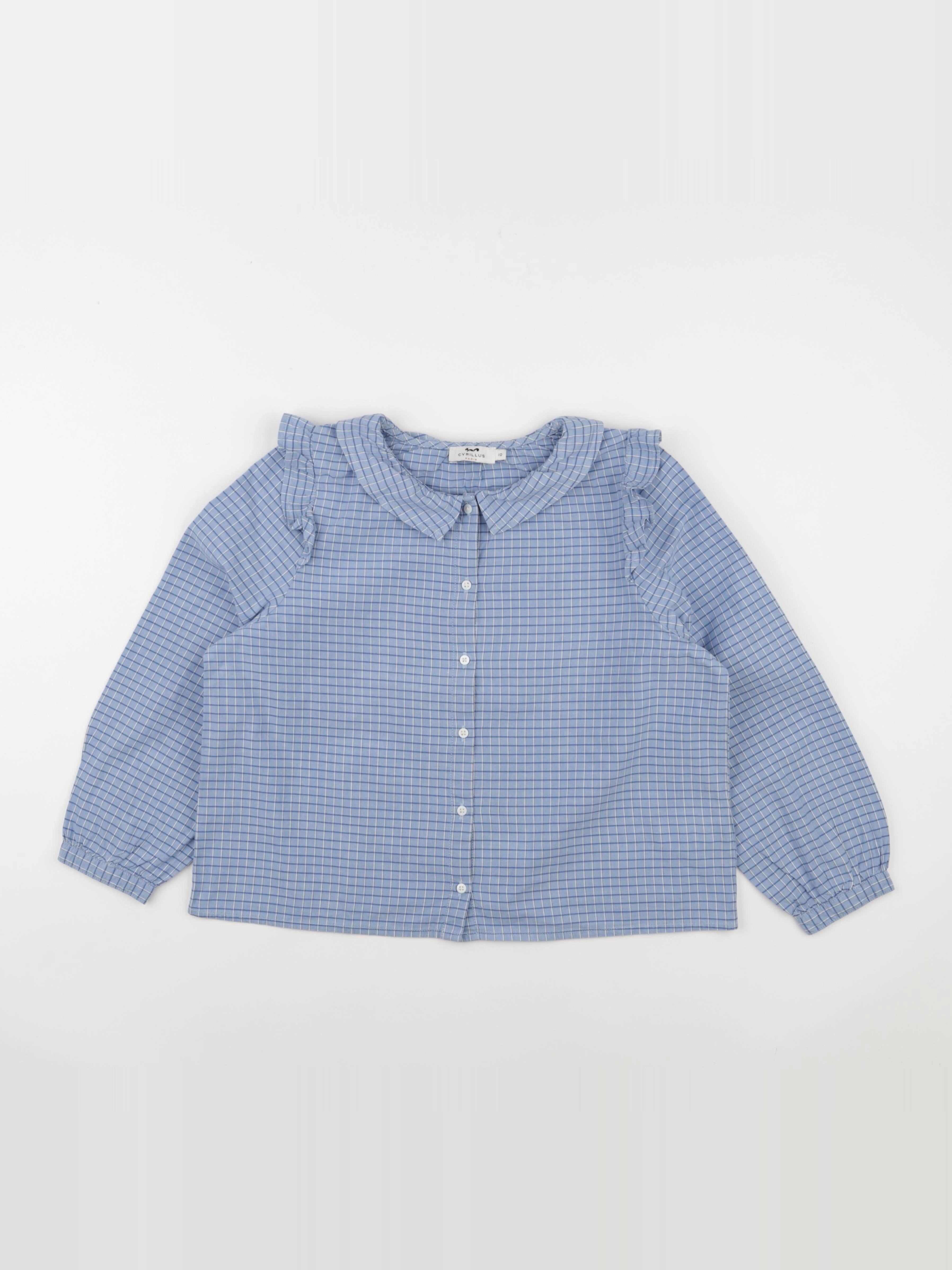 Cyrillus - blouse bleu - 10 ans
