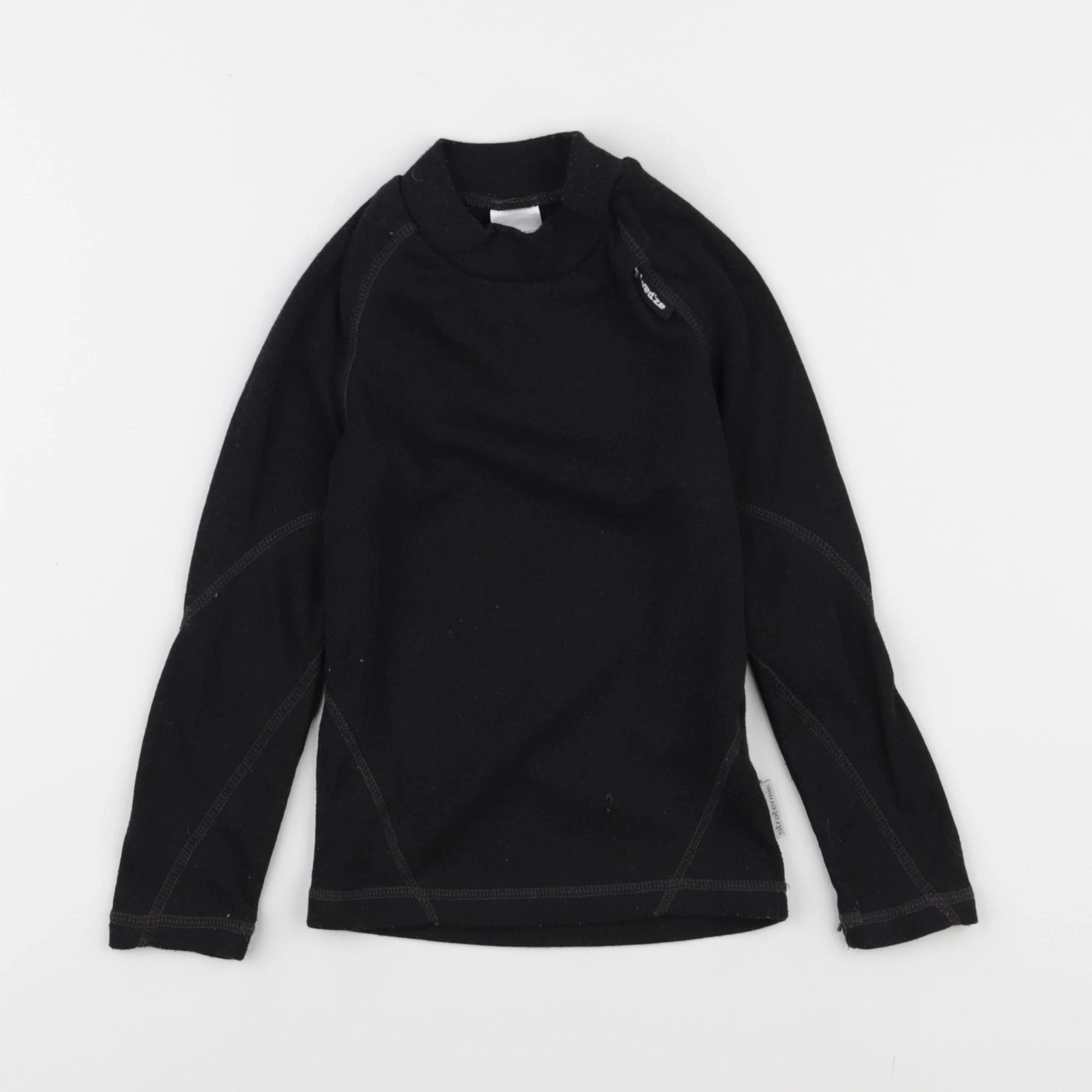Decathlon ski - tee-shirt technique noir - 4 ans