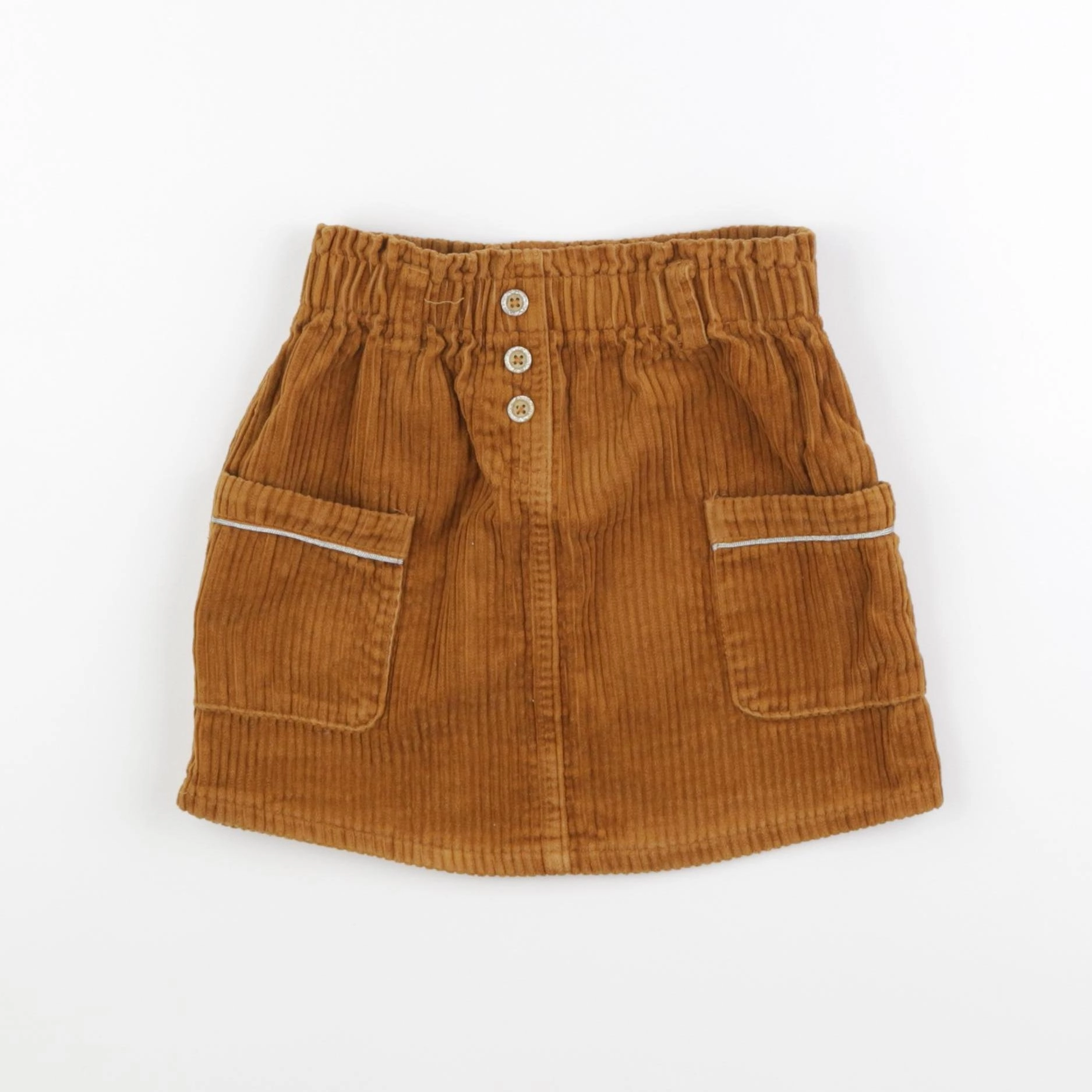Tape à l'oeil - jupe marron, or - 6 ans