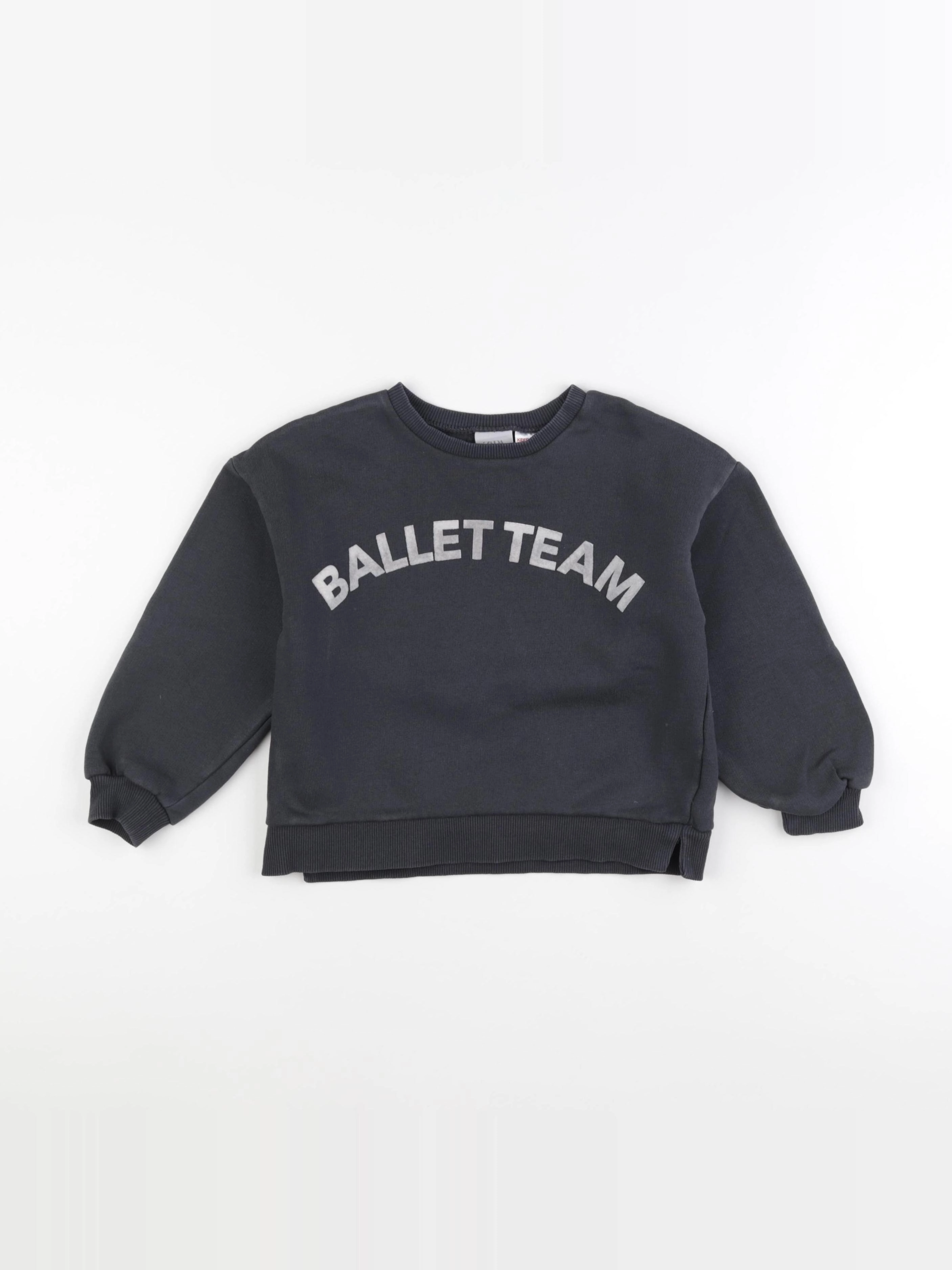 Zara - sweat gris - 5/6 ans