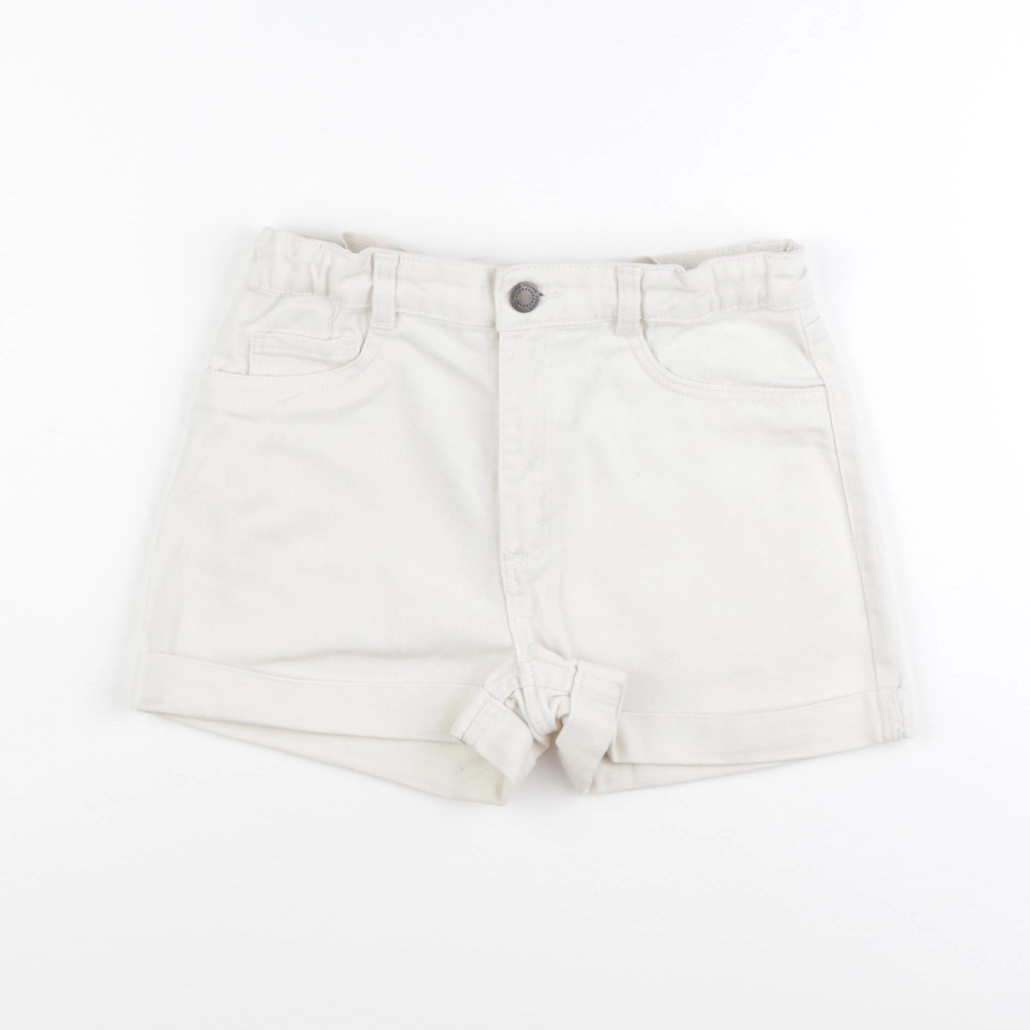 H&M - short beige - 10/11 ans
