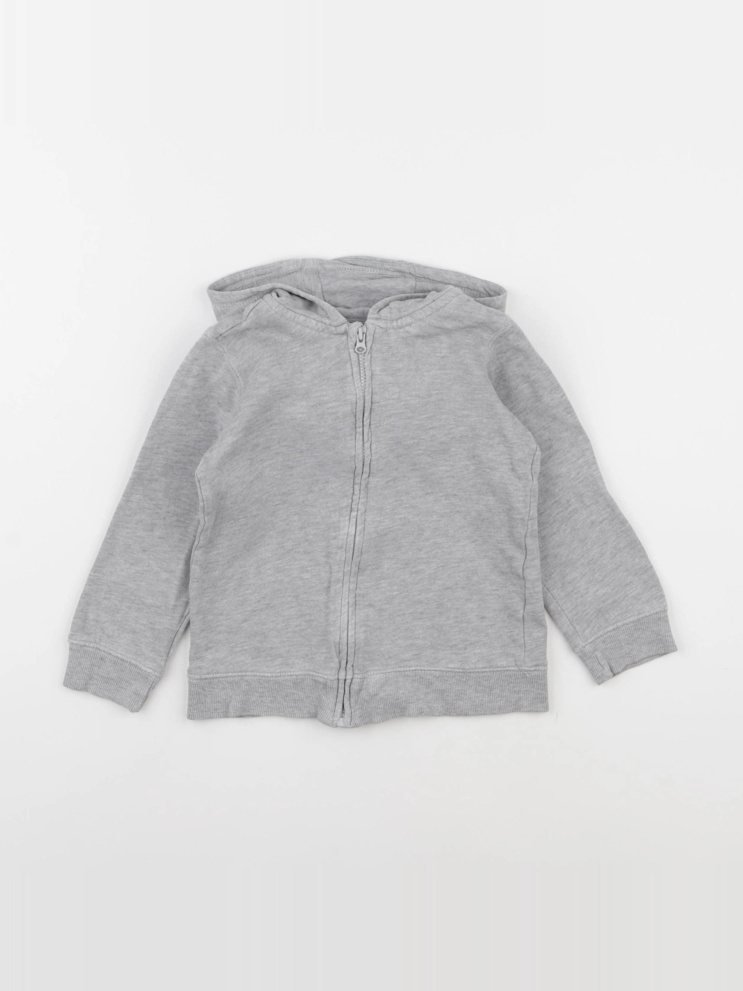 H&M - sweat gris - 18/24 mois