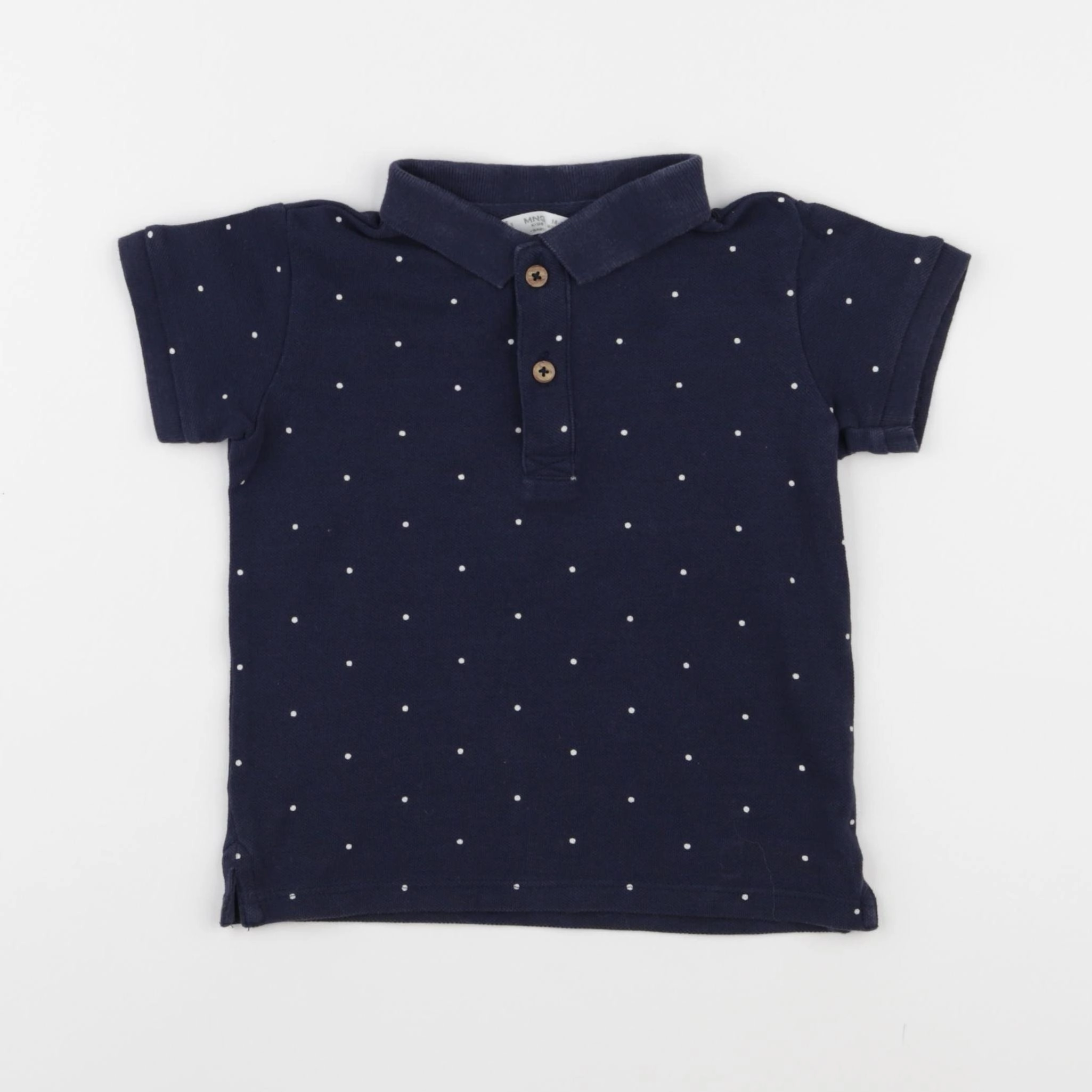 Mango - polo bleu - 18/24 mois