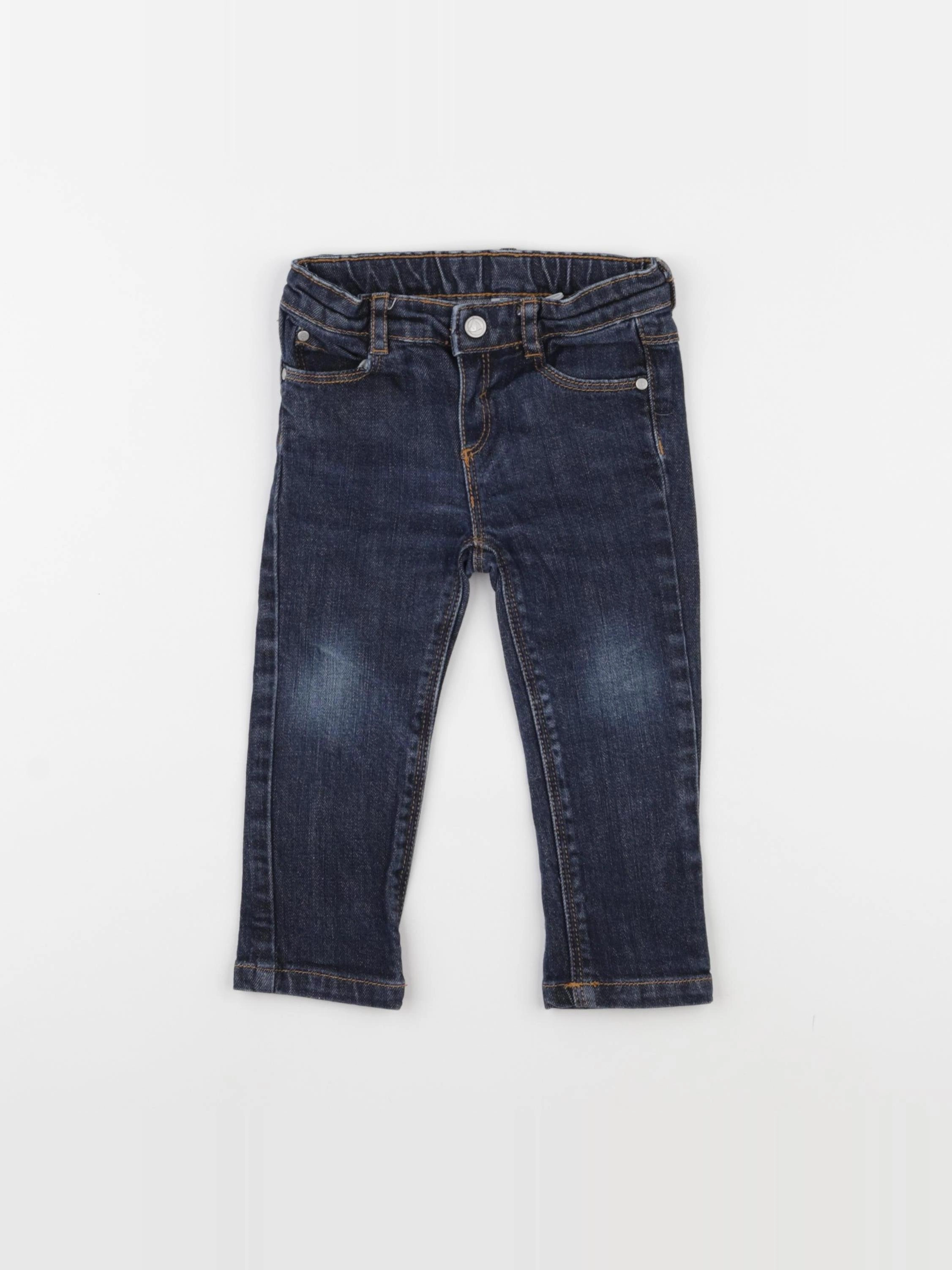 Petit Bateau - jean bleu - 18 mois