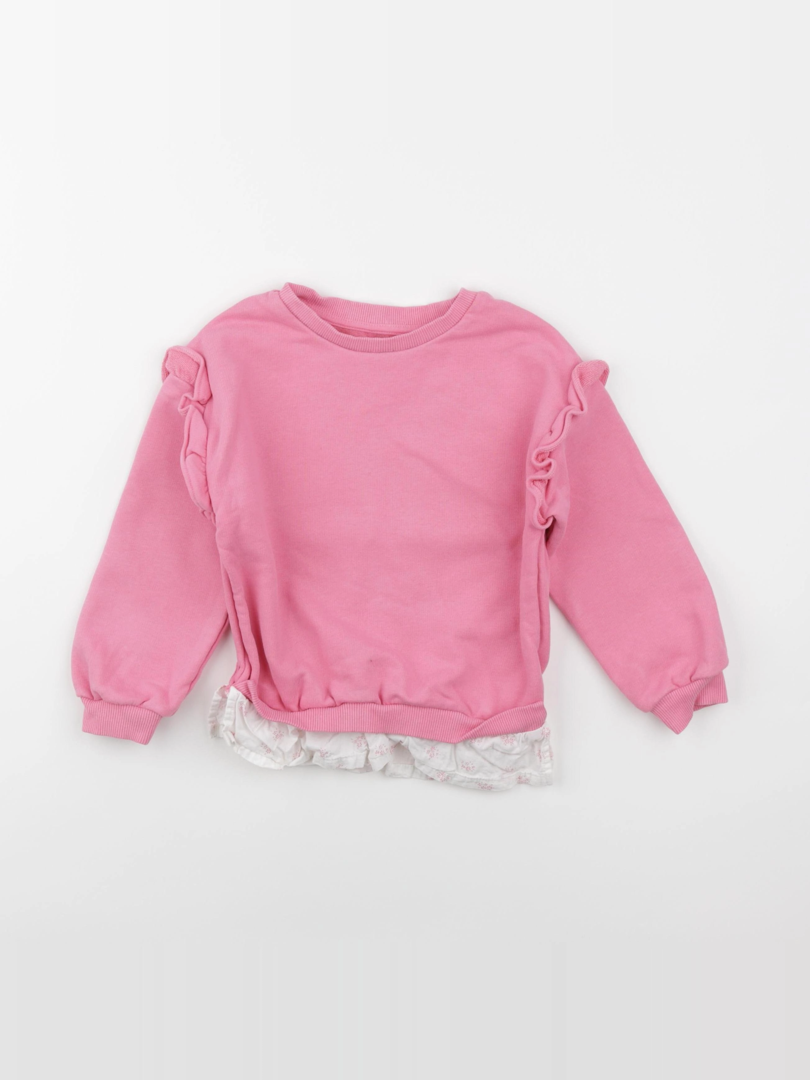 Vertbaudet - sweat rose - 4 ans