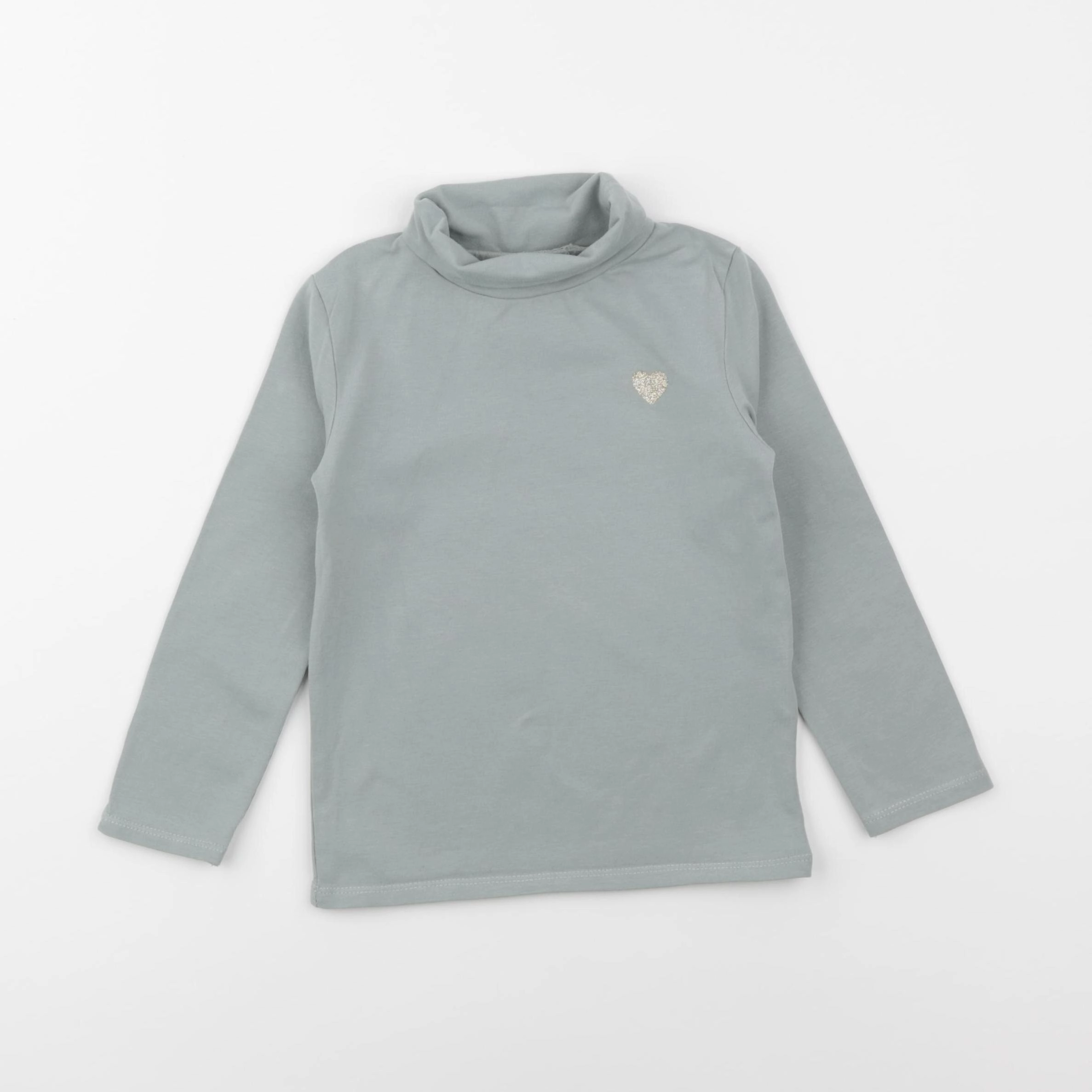 Vertbaudet - sous-pull or, vert - 3 ans