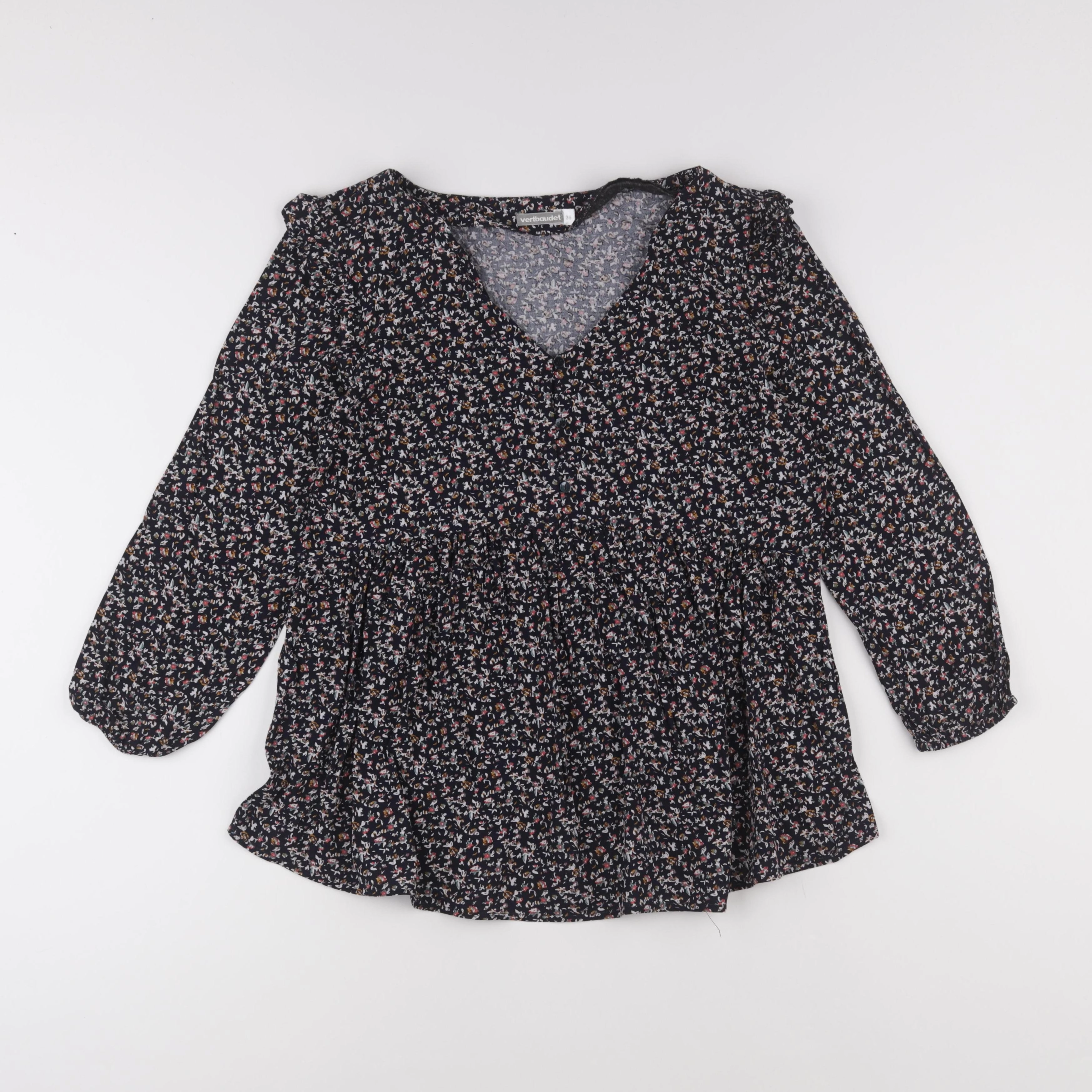 Vertbaudet - blouse grossesse, allaitement noir - 36