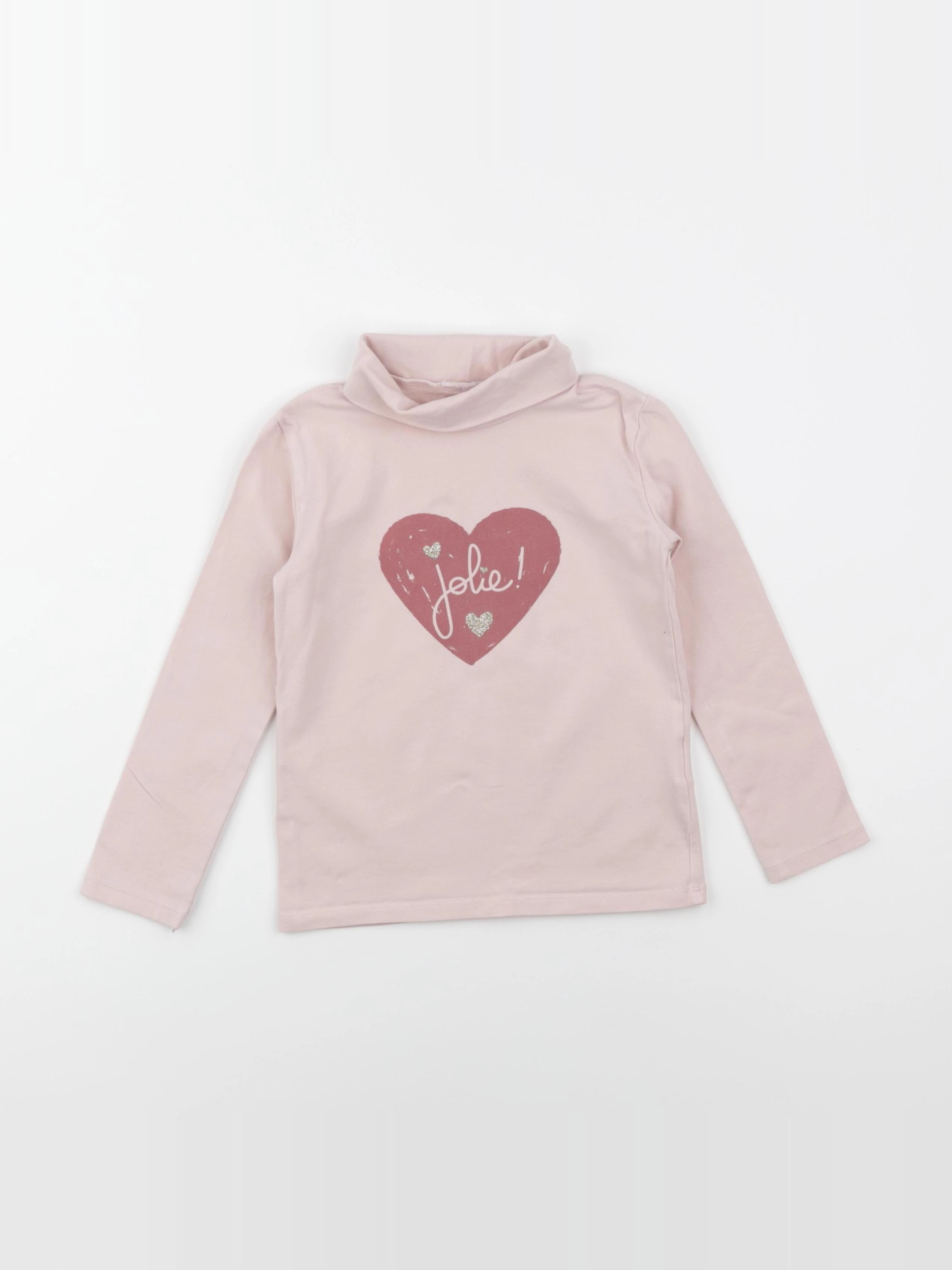 Vertbaudet - sous-pull rose - 4 ans