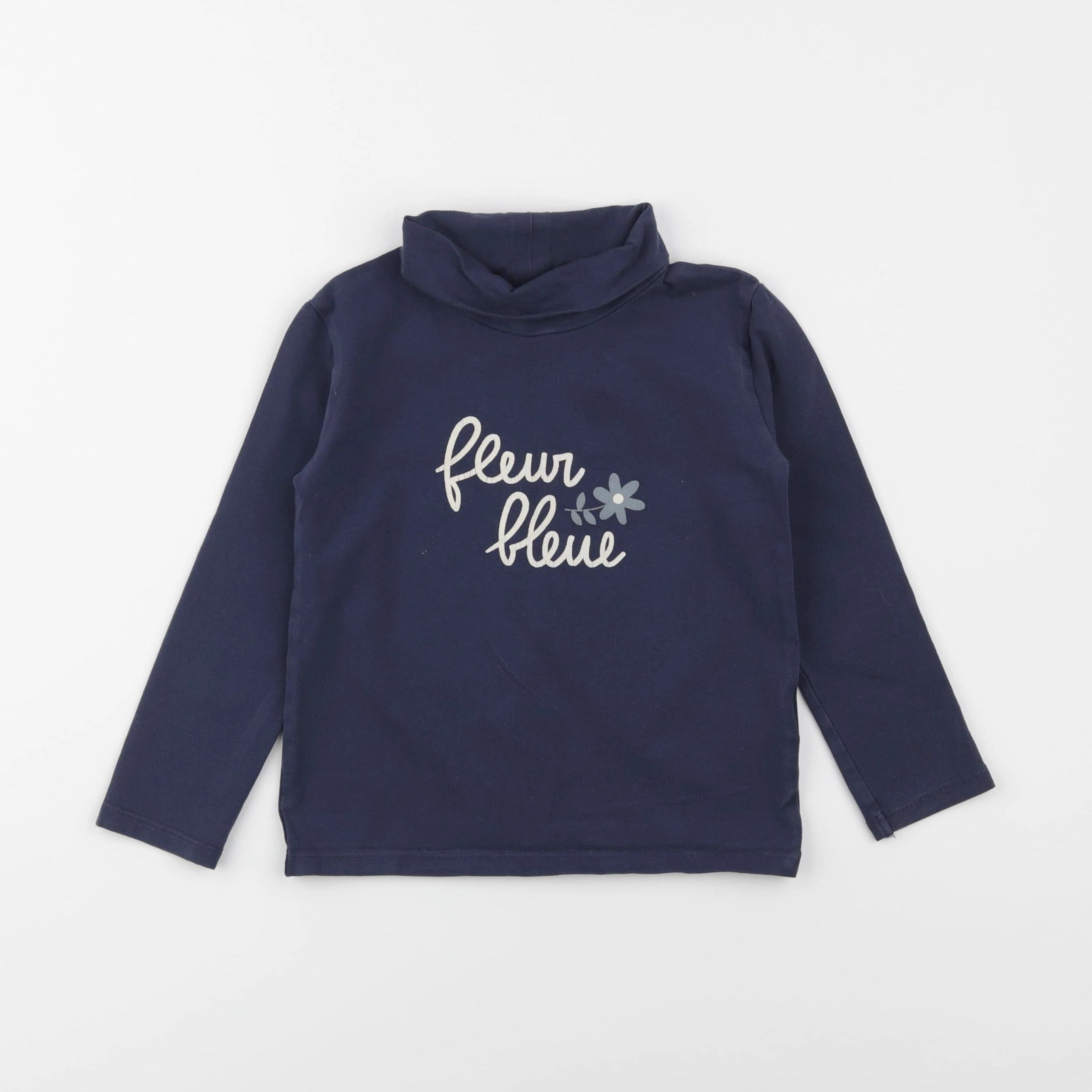 Vertbaudet - sous-pull bleu - 4 ans