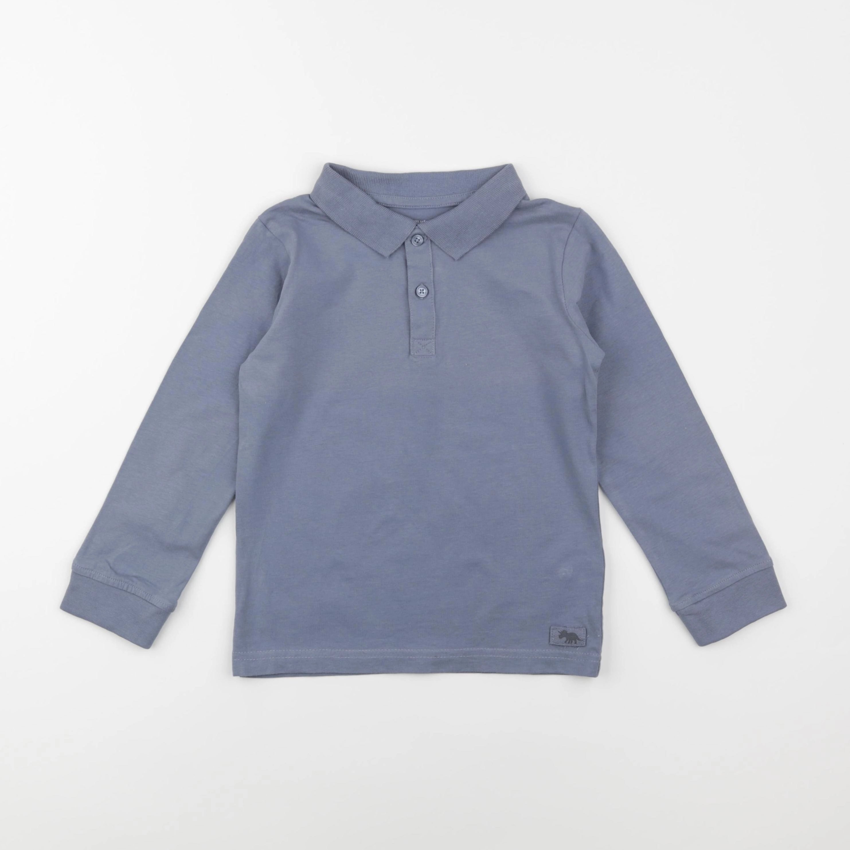 Vertbaudet - polo bleu - 6 ans
