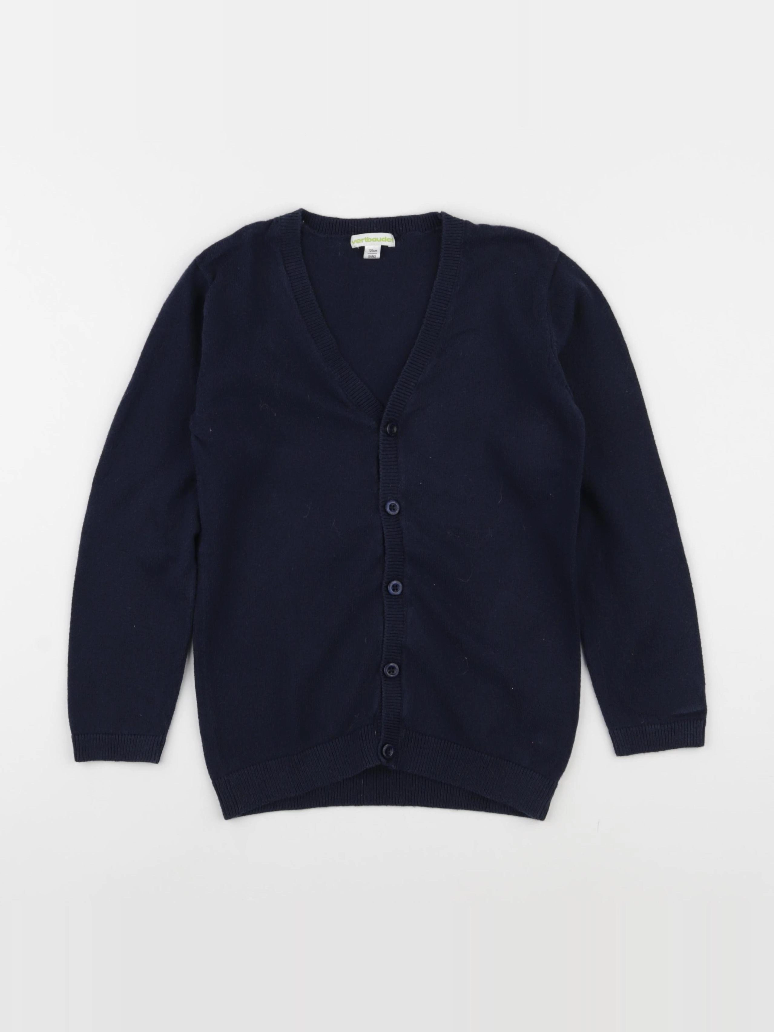 Vertbaudet - gilet bleu - 8 ans