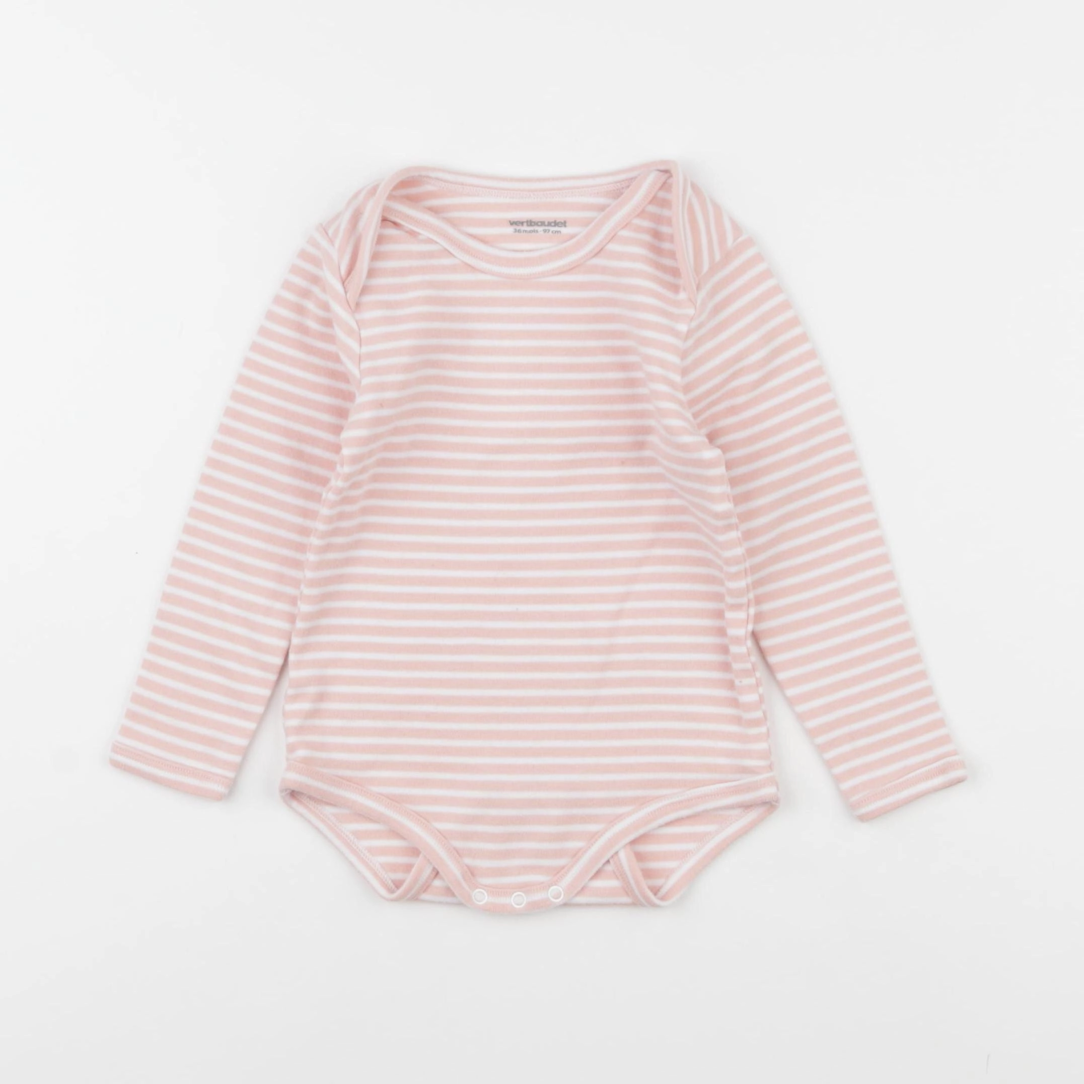 Vertbaudet - body rose - 36 mois