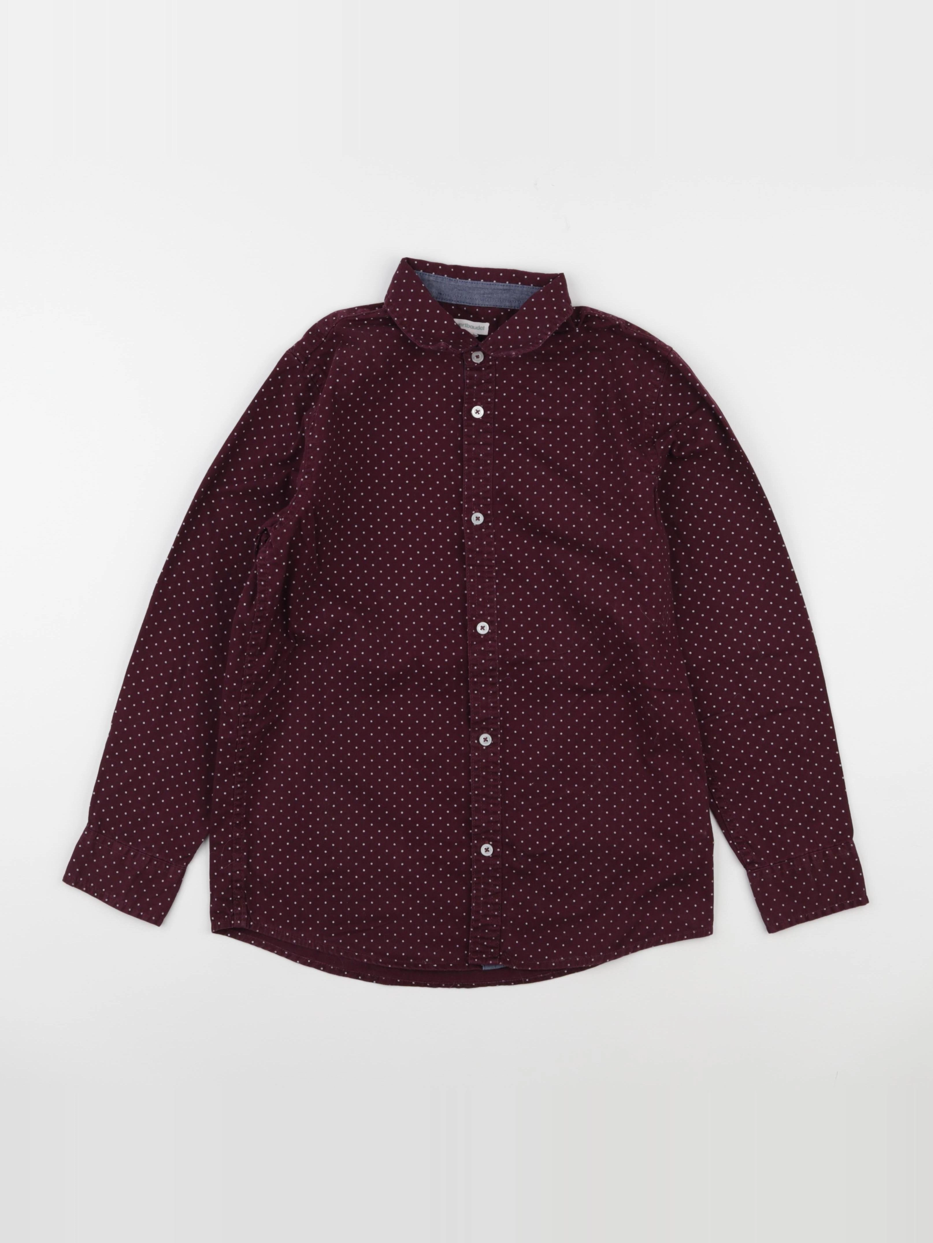 Vertbaudet - chemise rouge - 12 ans