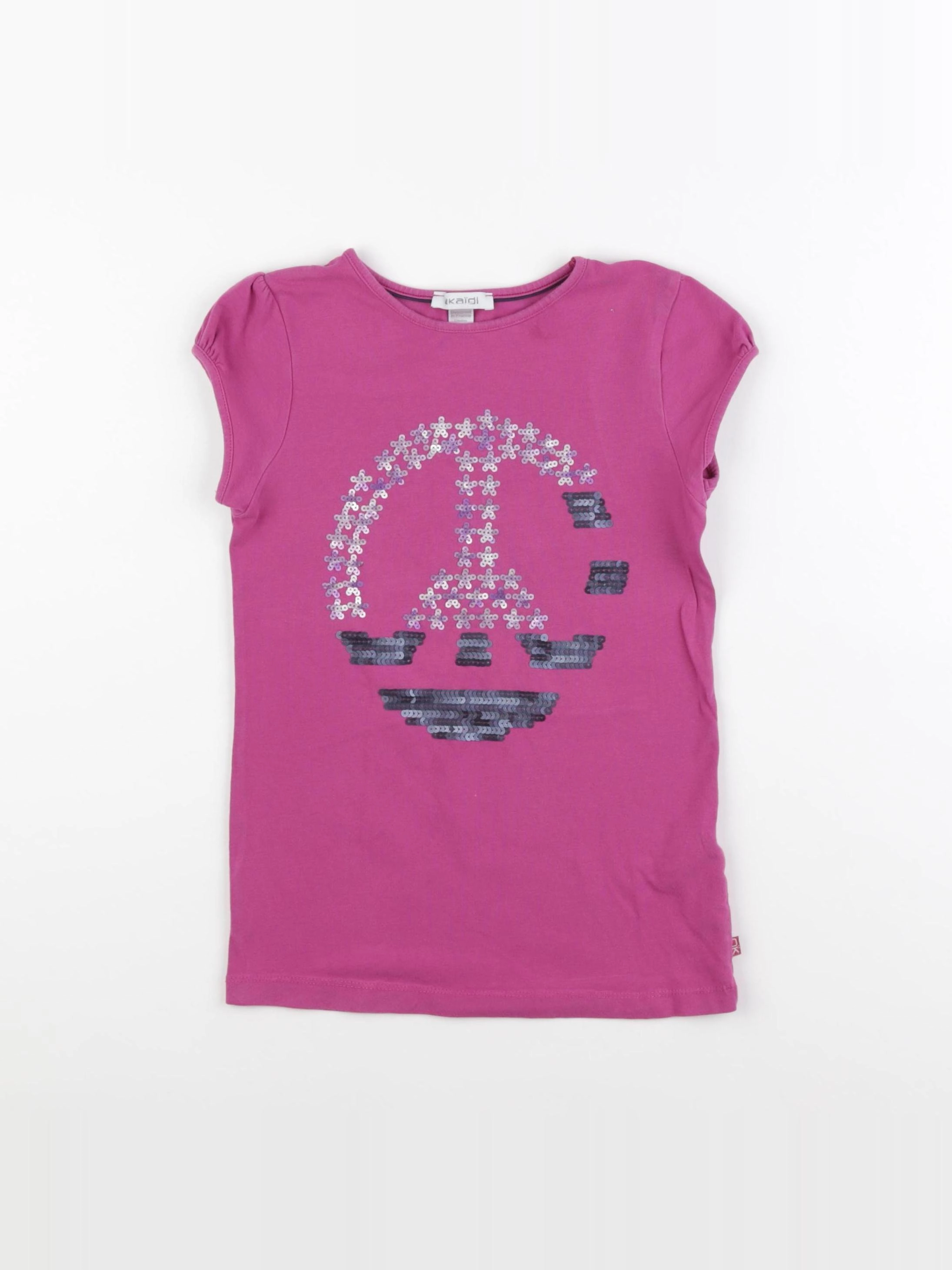 Okaidi - tee-shirt violet - 10 ans