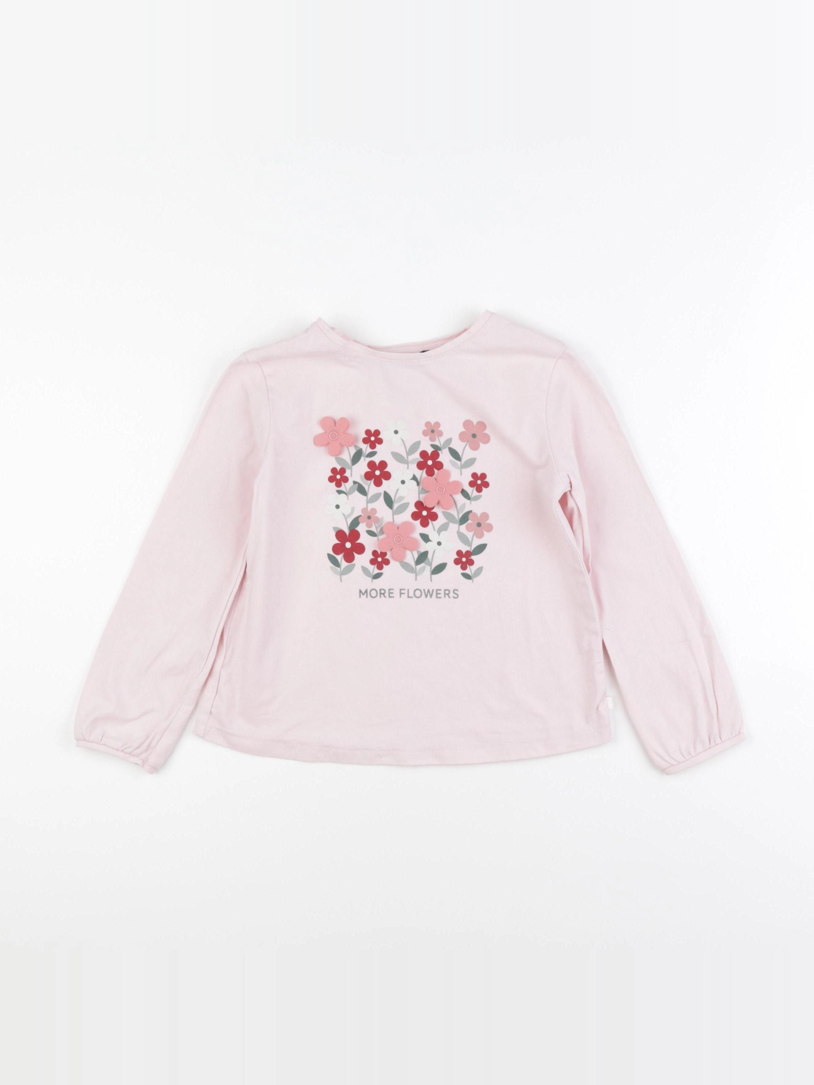 Okaidi - tee-shirt rose - 6 ans