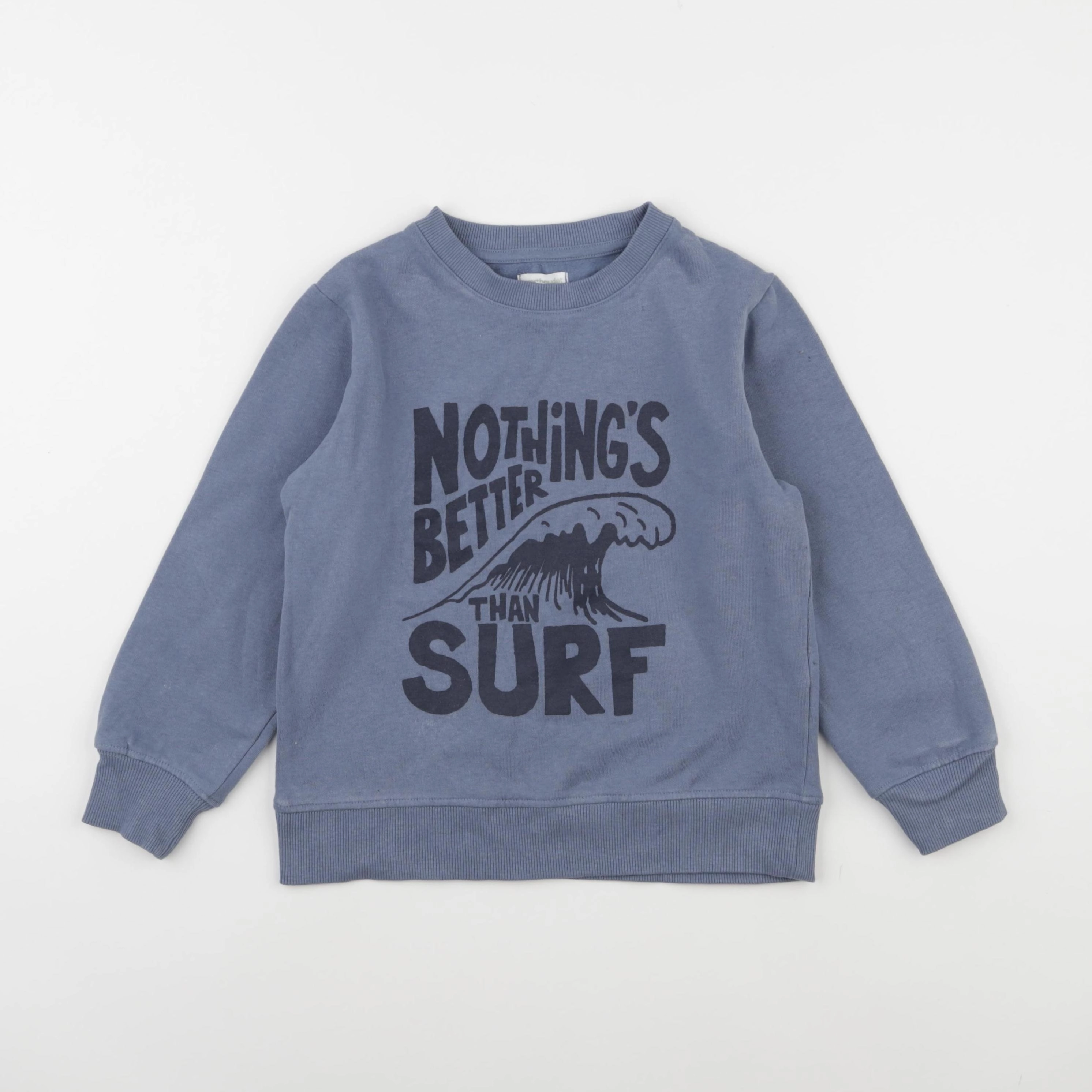 Vertbaudet - sweat bleu - 8 ans
