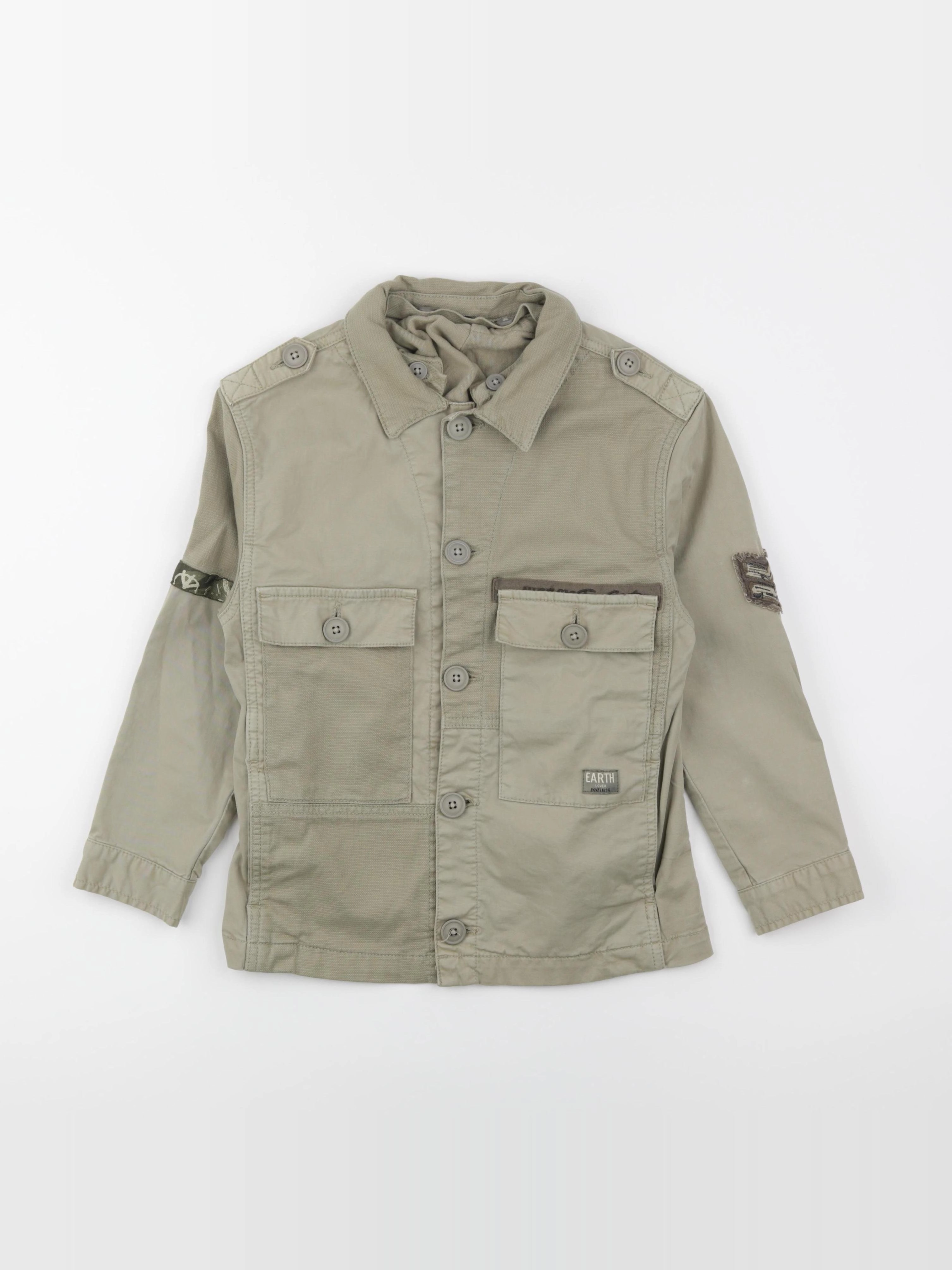 IKKS - veste imprimé au dos vert - 8 ans