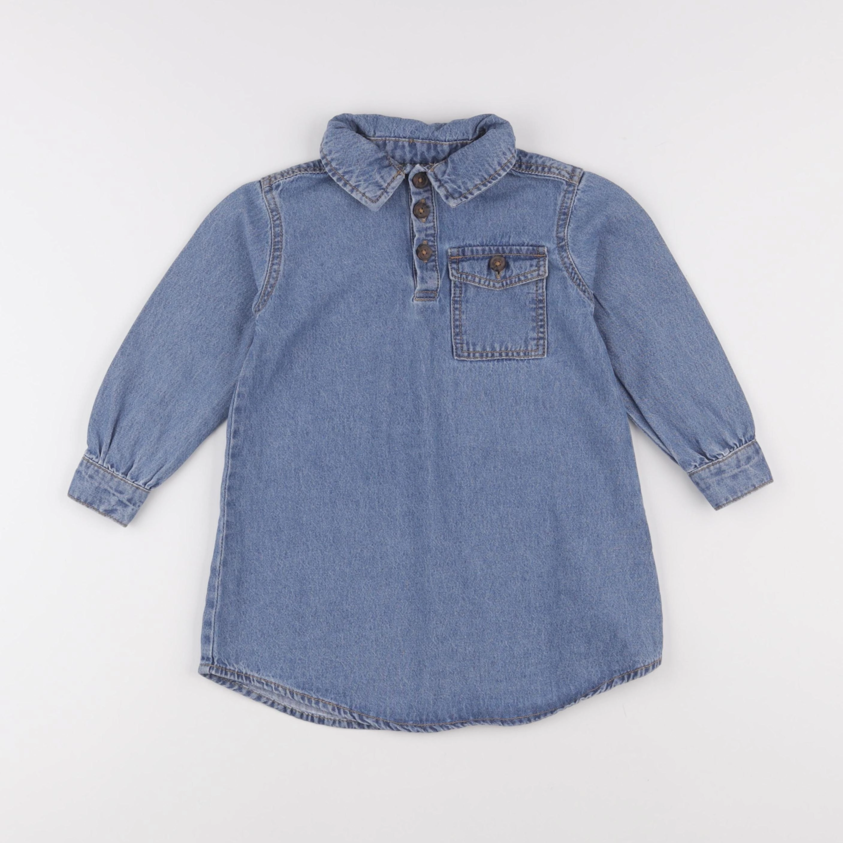 Vertbaudet - robe bleu - 3 ans