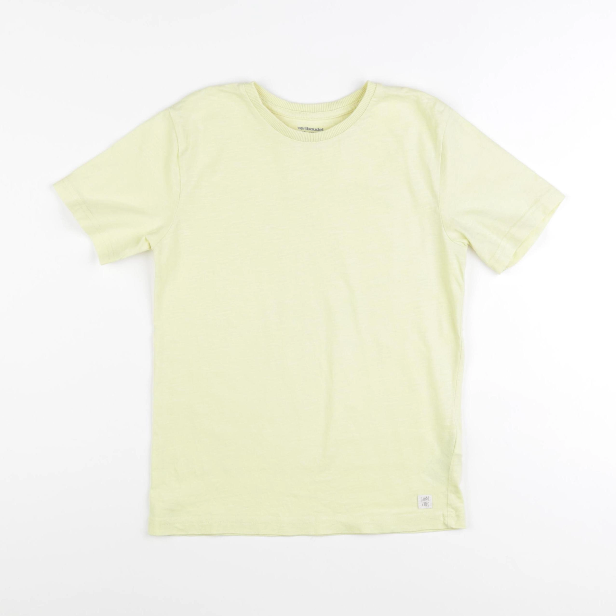 Vertbaudet - tee-shirt jaune - 10 ans