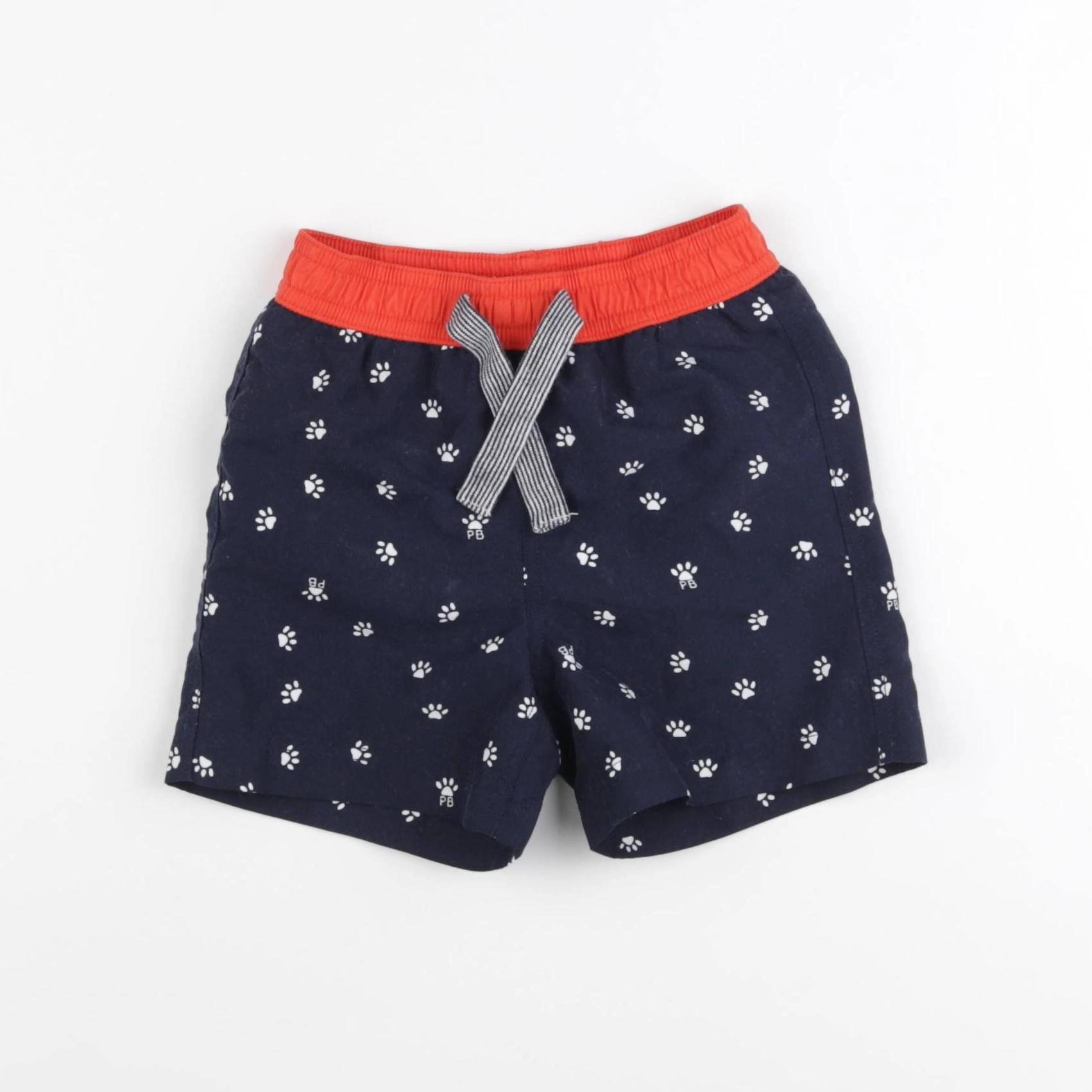 Petit Bateau - maillot de bain bleu, rouge - 18 mois
