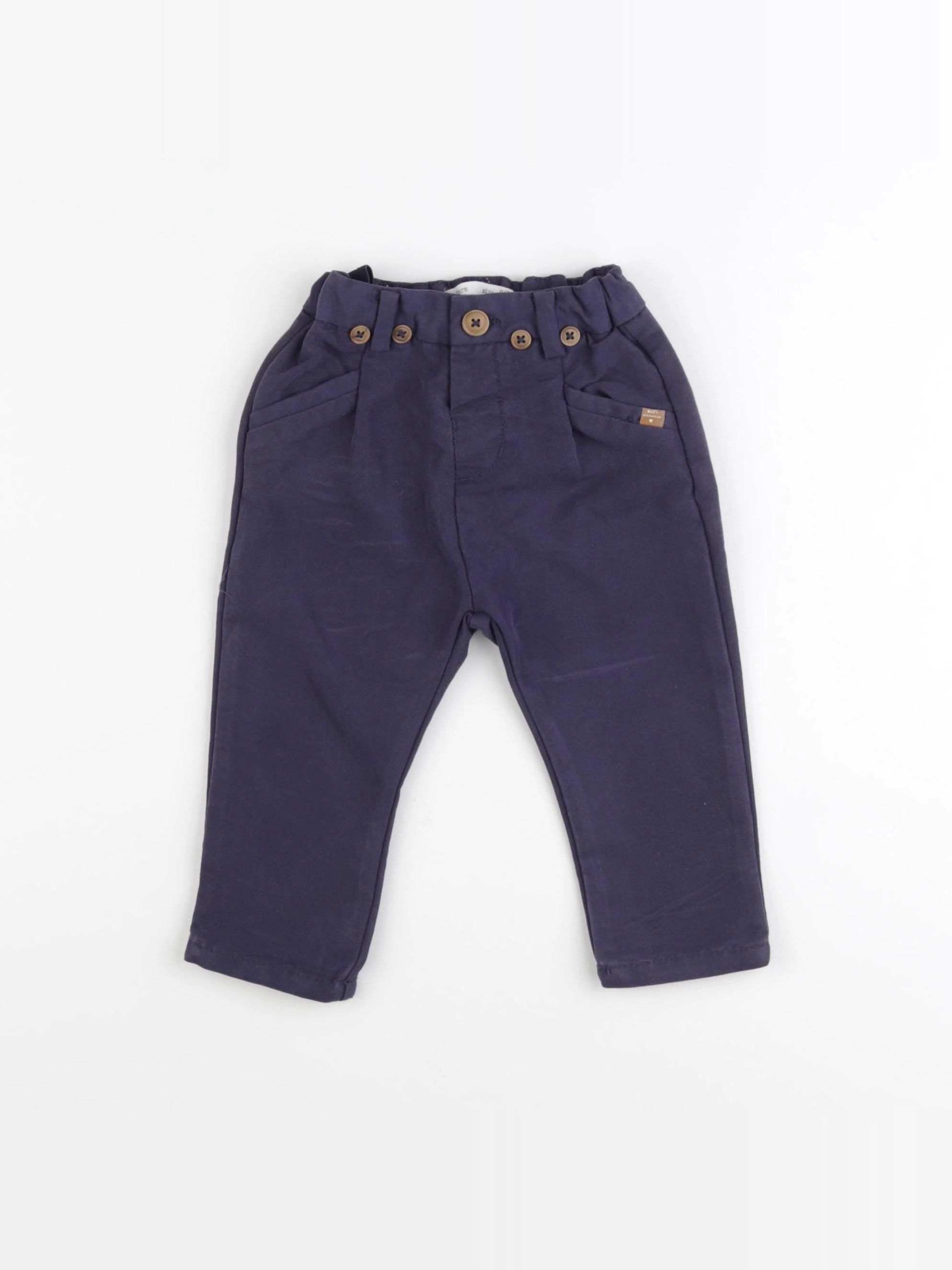 Zara - pantalon bleu - 9/12 mois