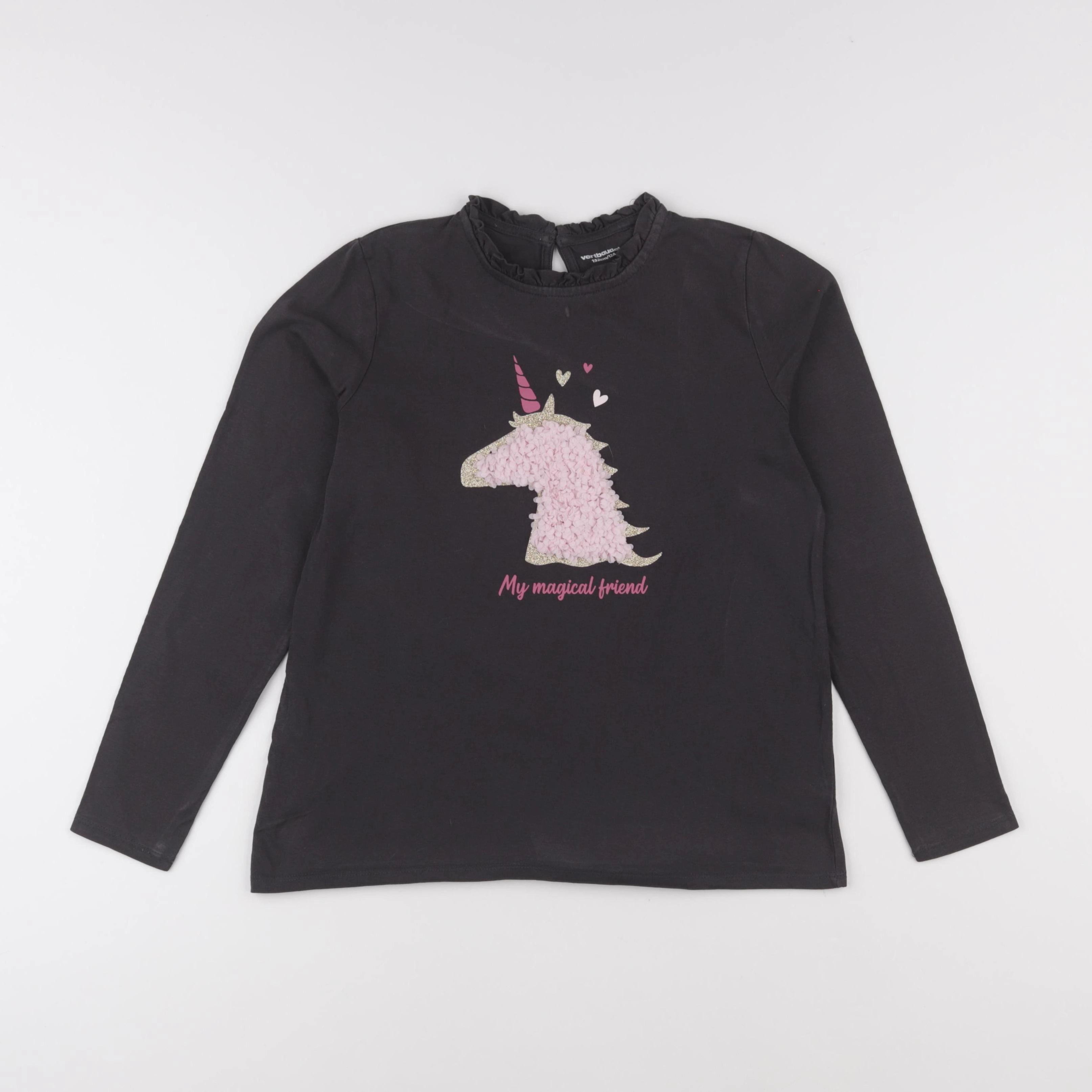 Vertbaudet - tee-shirt gris - 12 ans