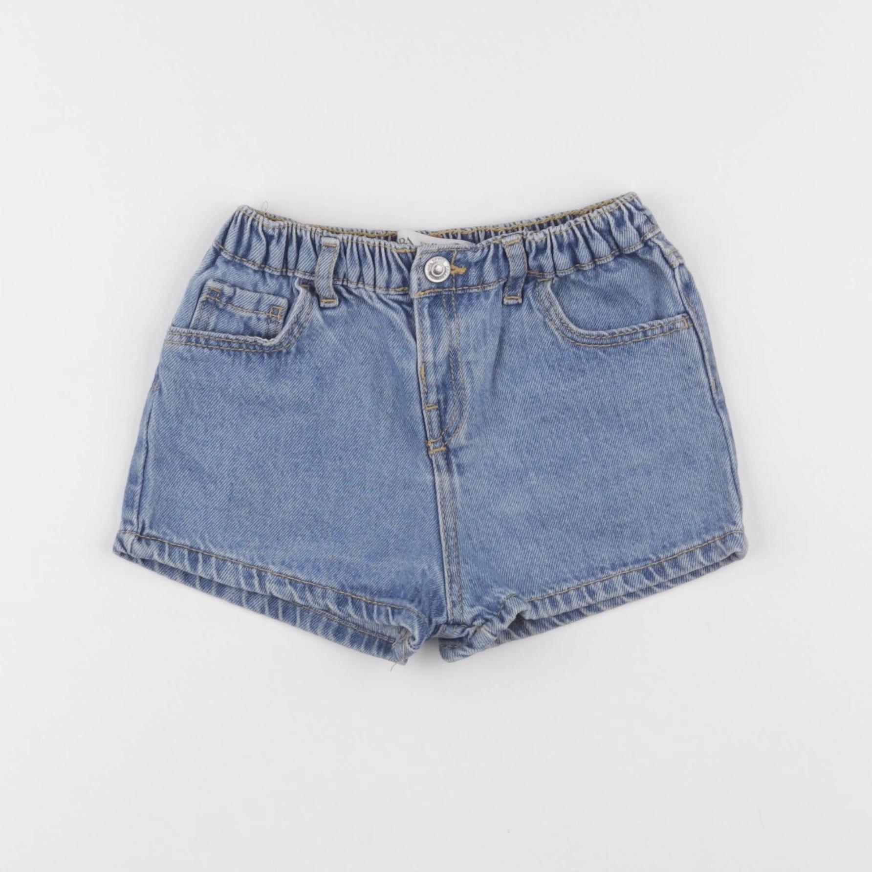 Zara - short bleu - 18/24 mois